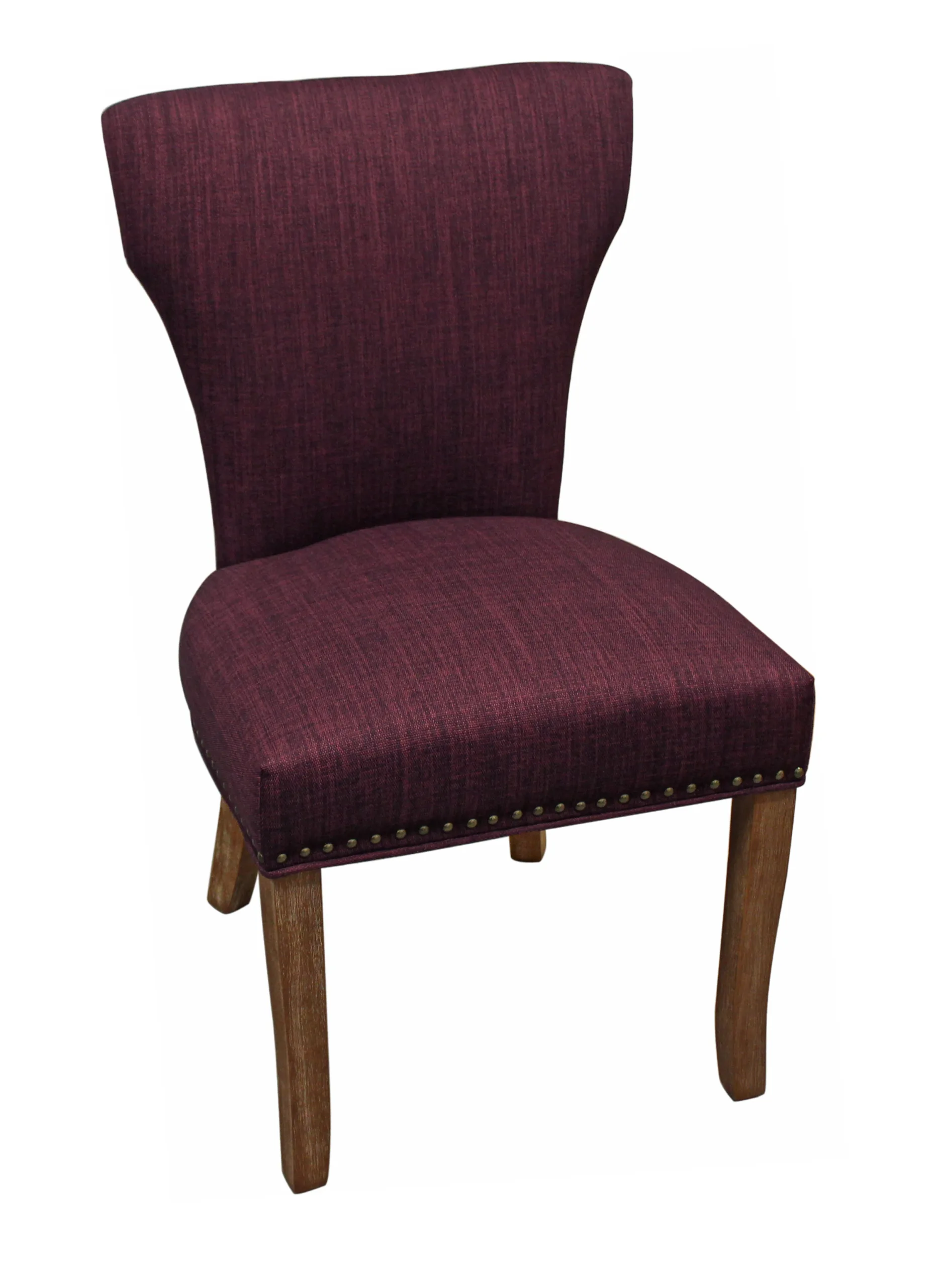 Terrain 7-Piece Dining Set with 60" Round Dining Table and 3 Sets of Howell Purple Chairs - Image 7