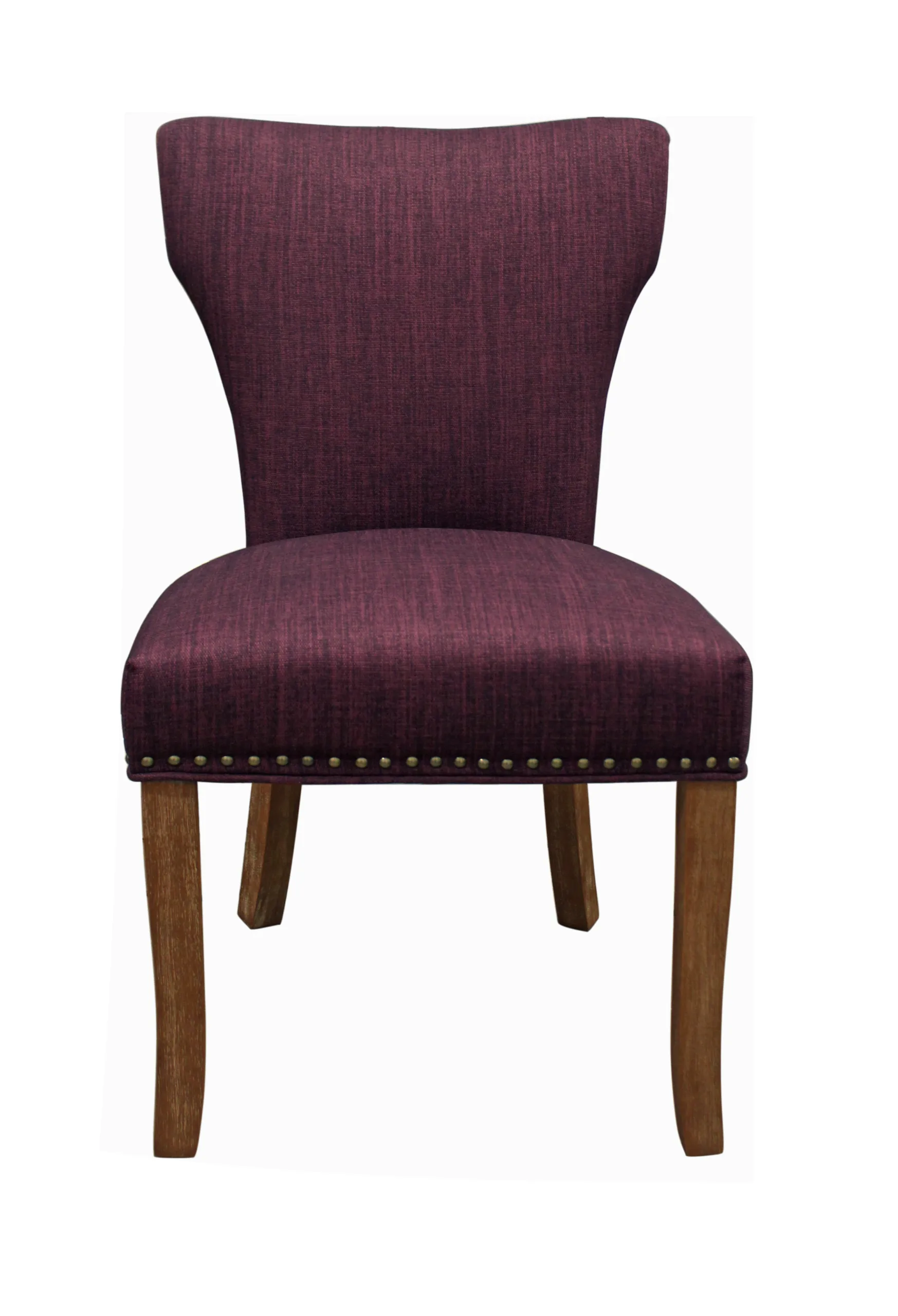 Terrain 7-Piece Dining Set with 60" Round Dining Table and 3 Sets of Howell Purple Chairs - Image 6