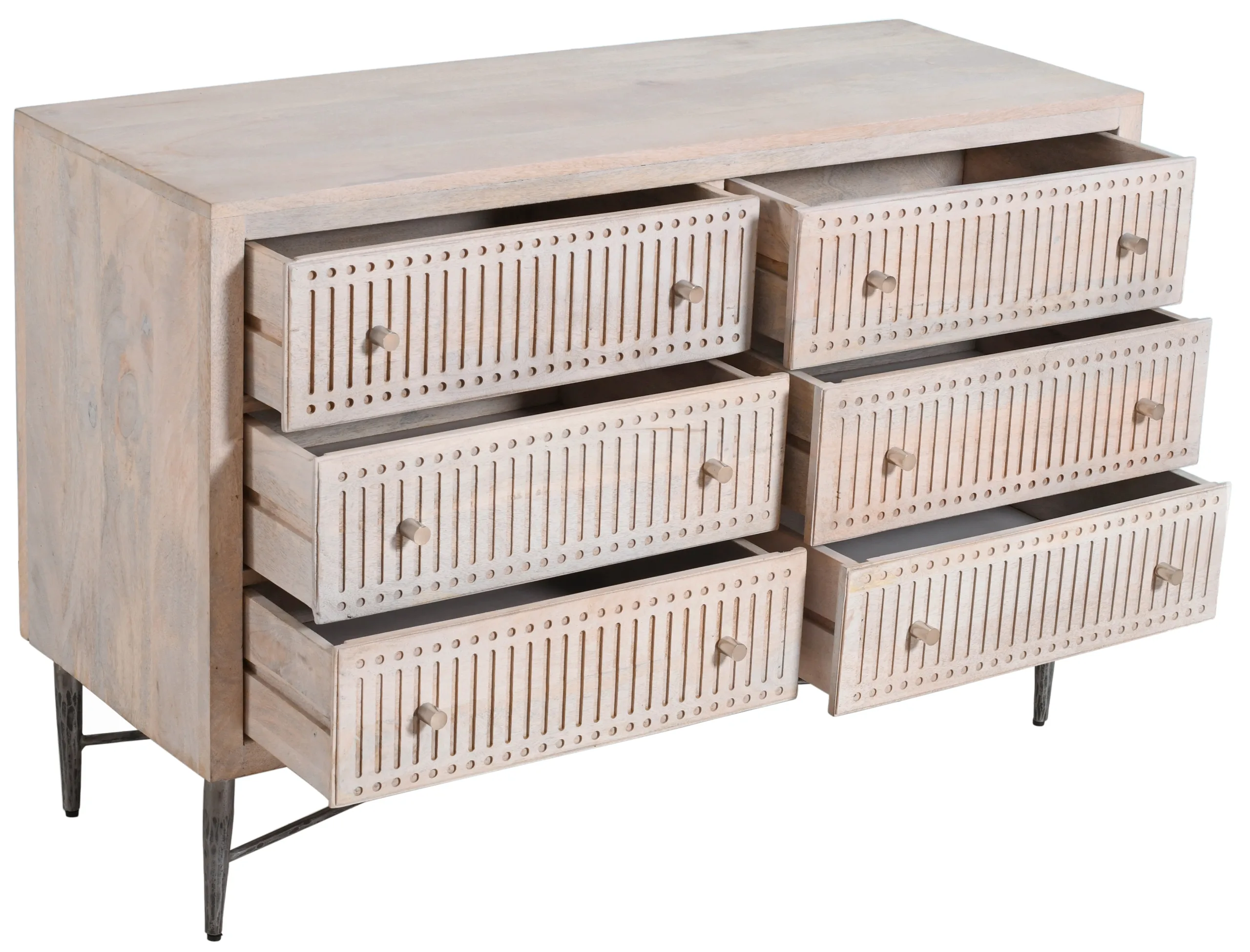 Alexandria 4-Piece King Bedroom Set with 2 Nightstands and 1 Dresser - Image 10