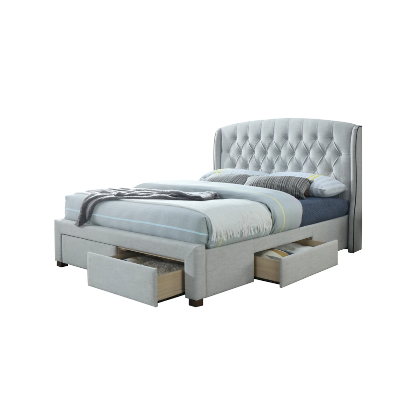 Adrian 4-Piece King Bedroom Set with 2 Nightstands and 1 Dresser - Image 2