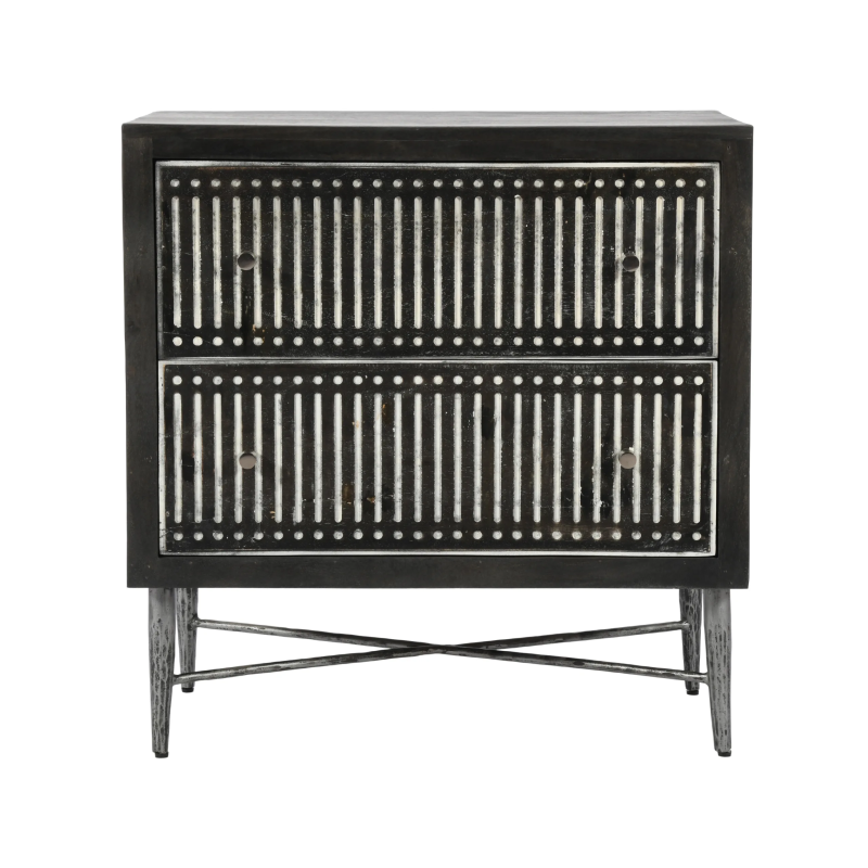 Adrian 4-Piece King Bedroom Set with 2 Nightstands and 1 Dresser - Image 4