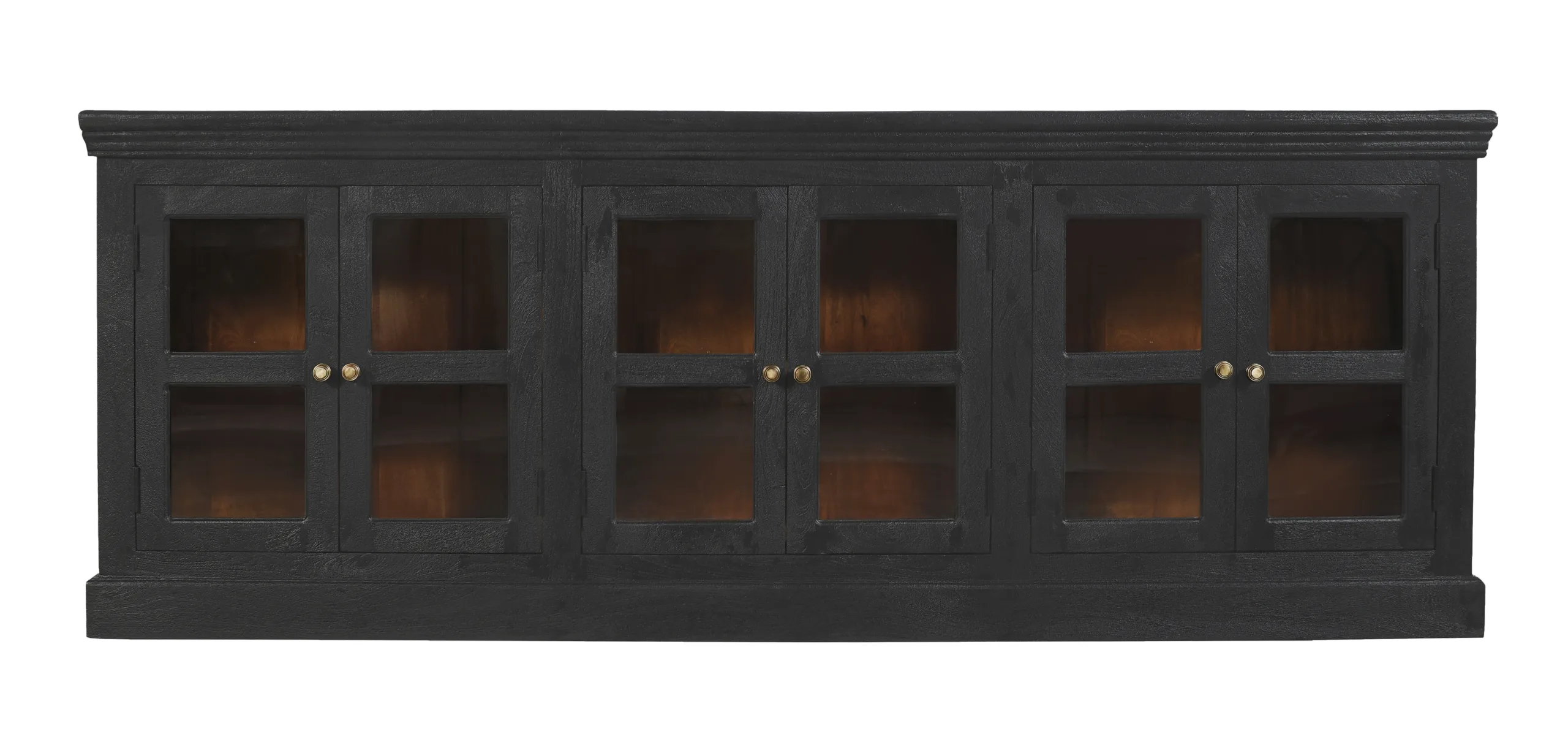 Cerrito 6-Door Sideboard - Charcoal Grey