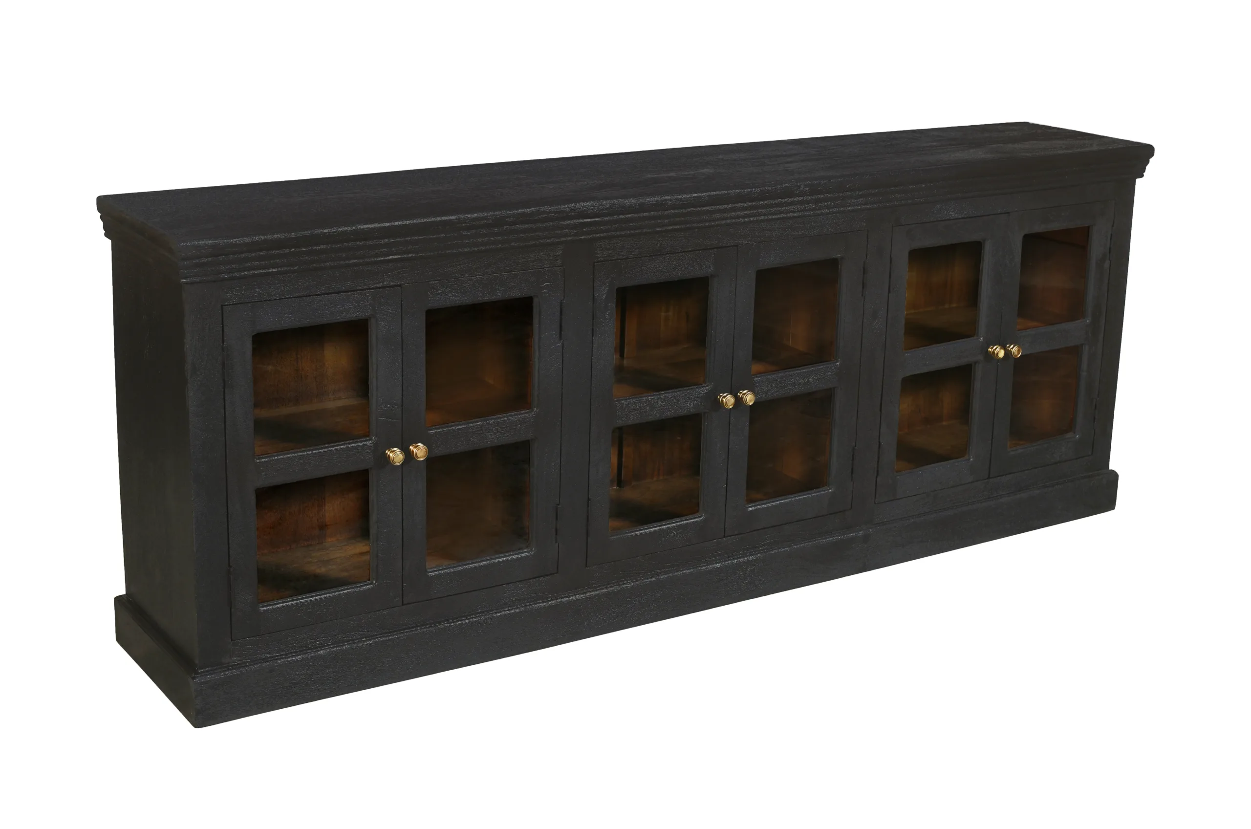 Cerrito 6-Door Sideboard - Charcoal Grey - Image 3