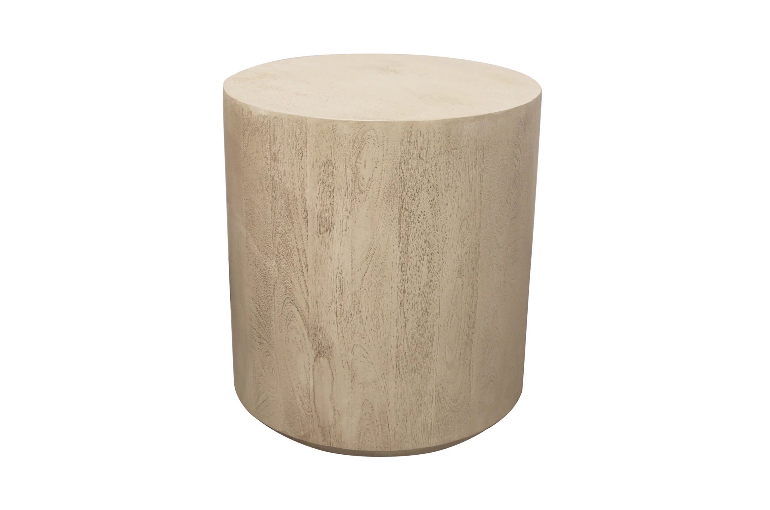 Sedona 18" Round Side Table - Stone Natural
