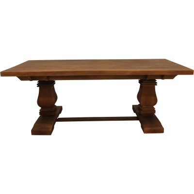Holmes 81" Rectangle Dining Table - Distressed Brown