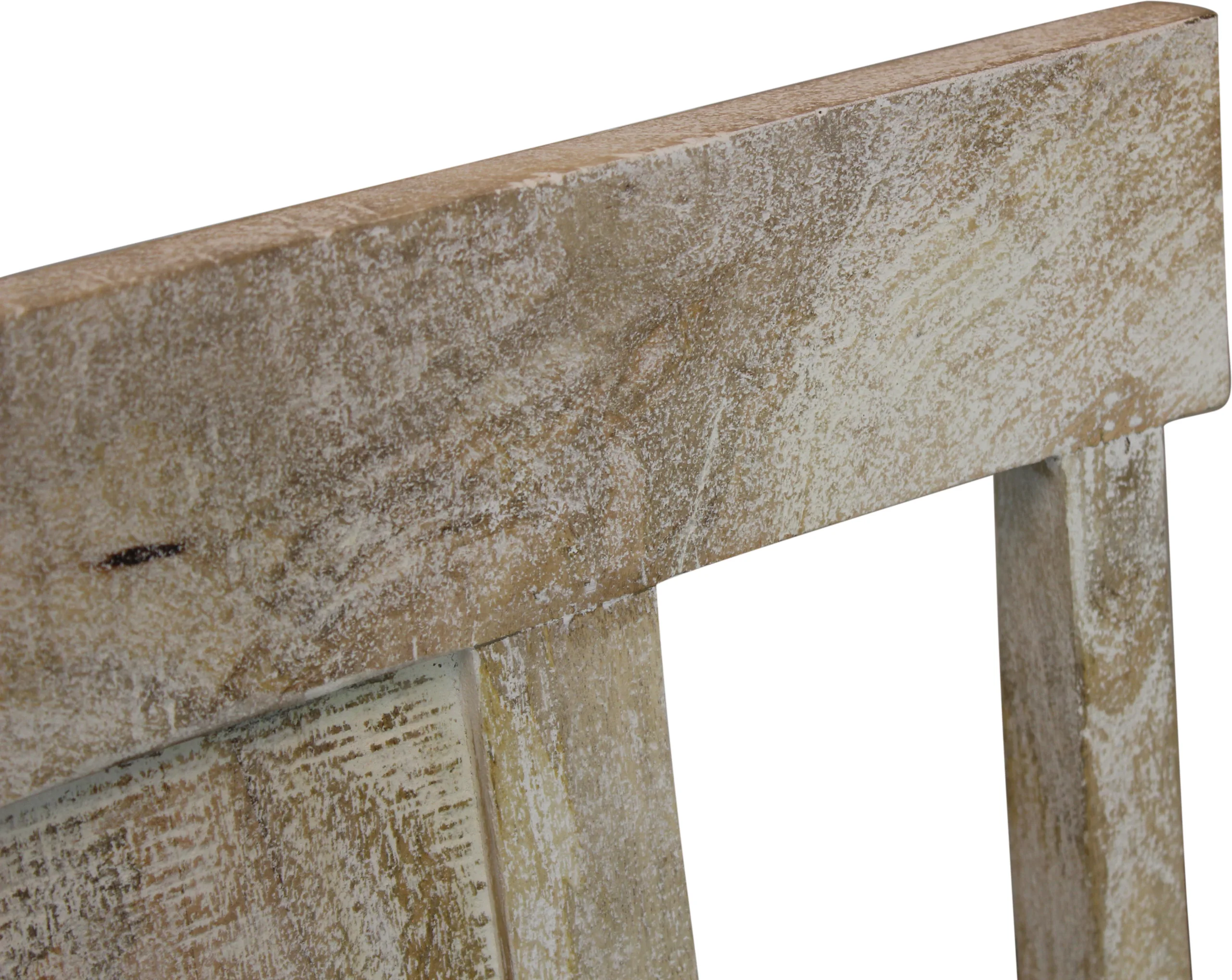 Holmes 7-Piece Dining Set with 58" Round Table and 6 Solid Wood Chairs - White Wash - Image 5