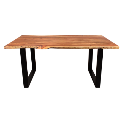 Live Edge 67" Dining Table - Natural Acacia