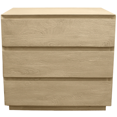 Sedona 3-Drawer Nightstand - Stone Natural