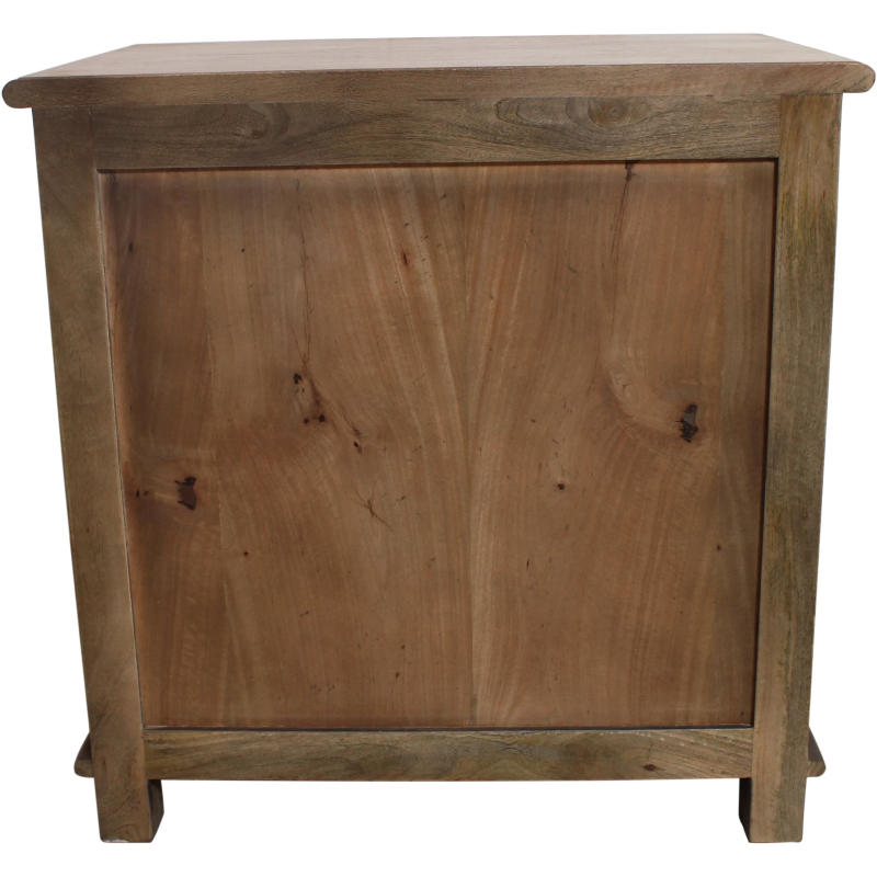 Hunyad 3-Drawer Nightstand - Antique Brown - Image 7