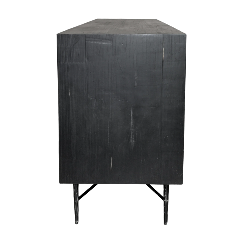 Sandhurst 6-Door Sideboard - Black - Image 9