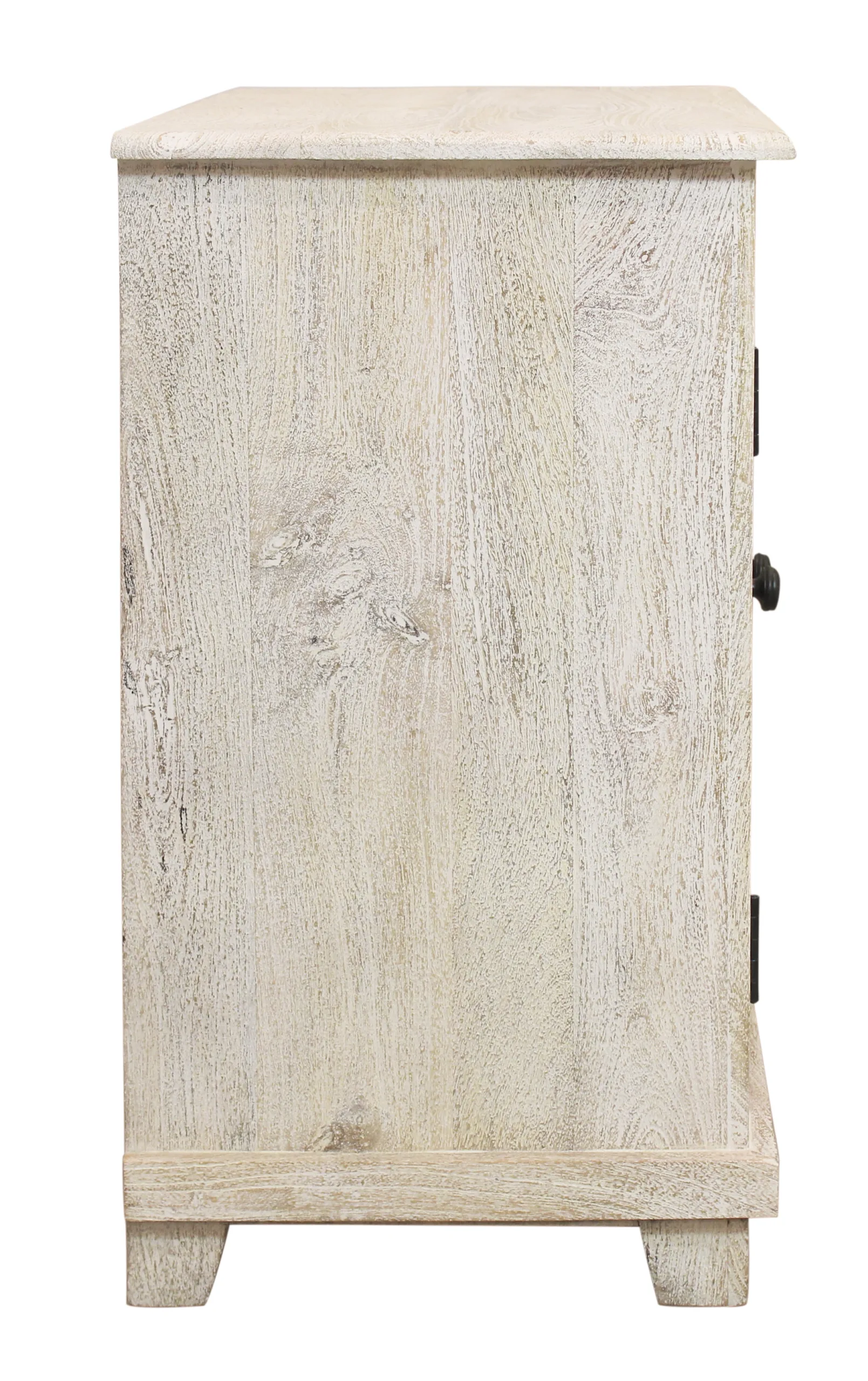 Jensen 2-Door Nightstand - Distressed White - Image 4