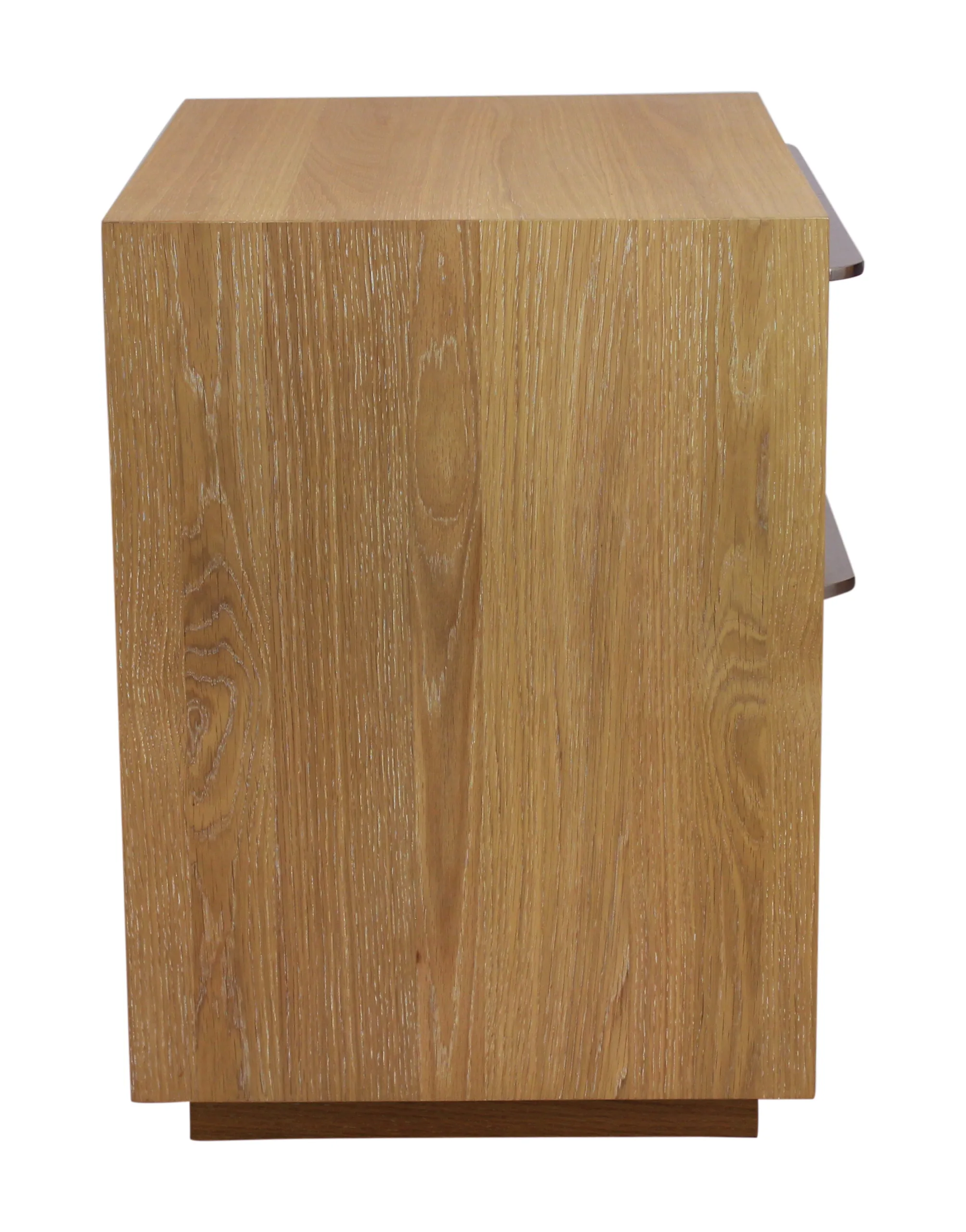 Riviera Large 2-Drawer Oak Nightstand - Natural - Image 6