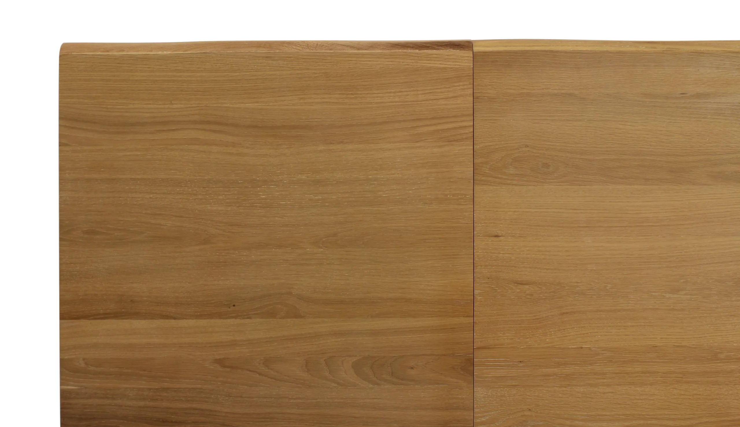 Riviera Oak Wood Queen Bed with Wings - Natural - Image 3