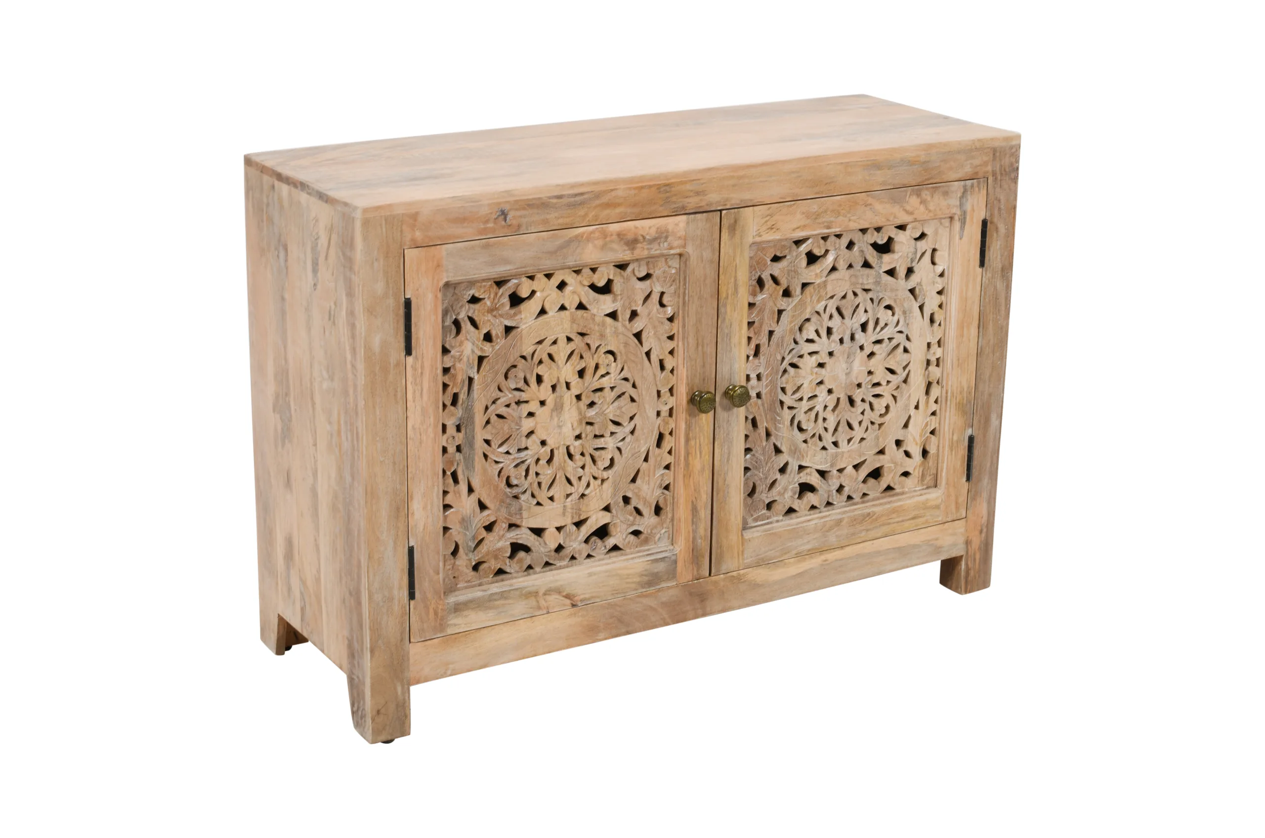 Weatherly 2-Door Cabinet - Natural - Image 2