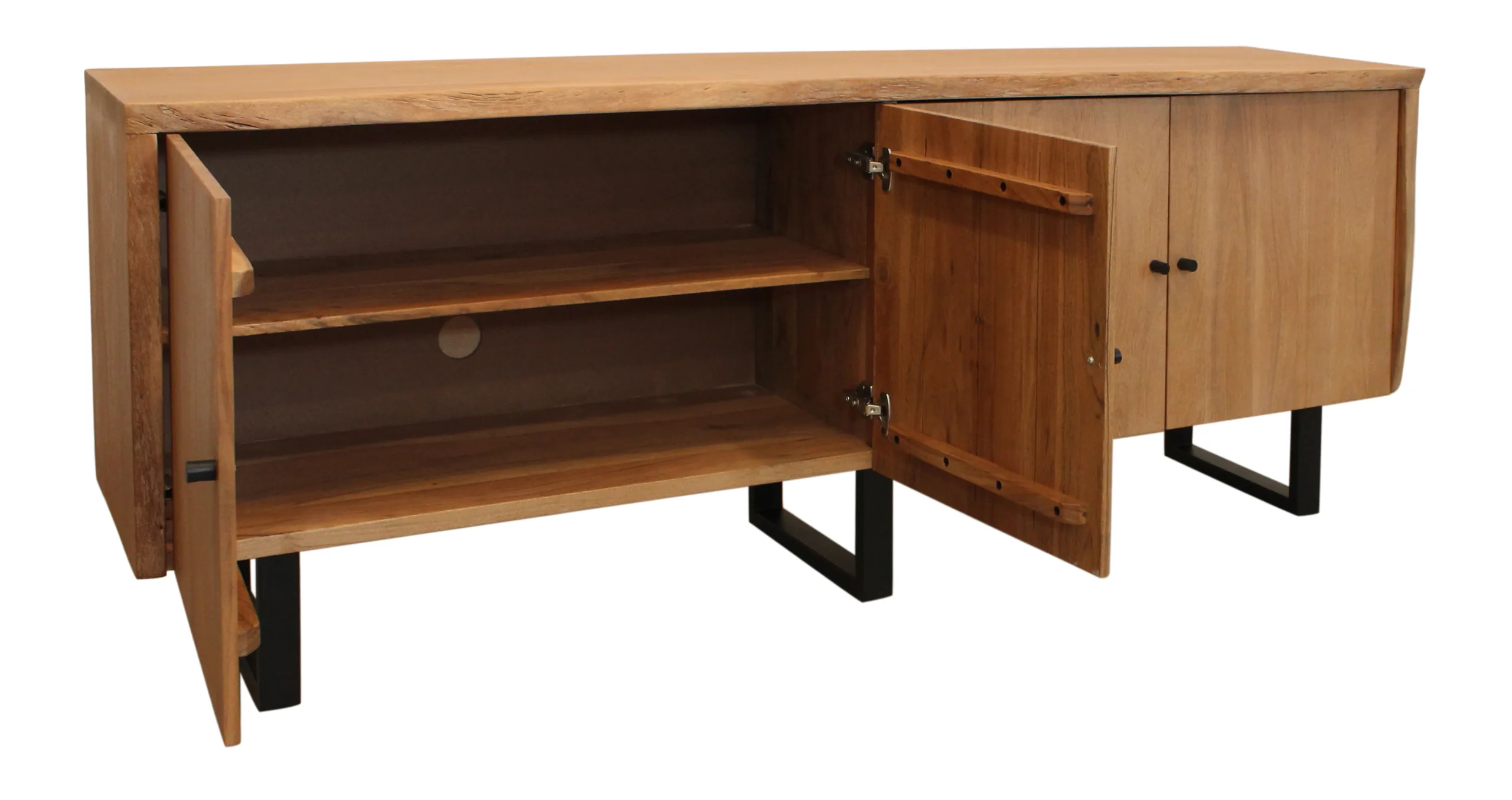 Sequoia 4-Door Live Edge Credenza - Image 5