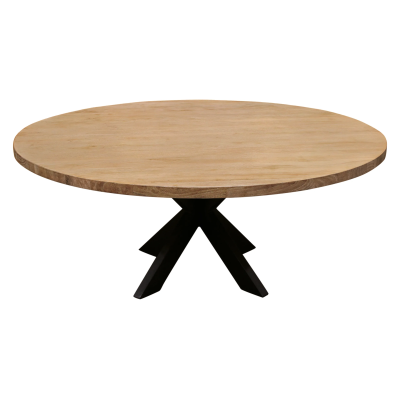 Damian 60" Round Dining Table - Natural