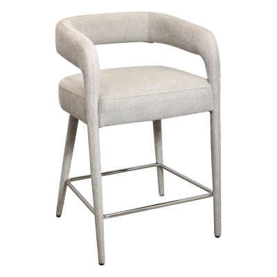 Belfast Comfy Counter Chair - Ivory