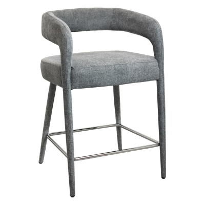 Belfast Comfy Counter Chair - Dark Gray
