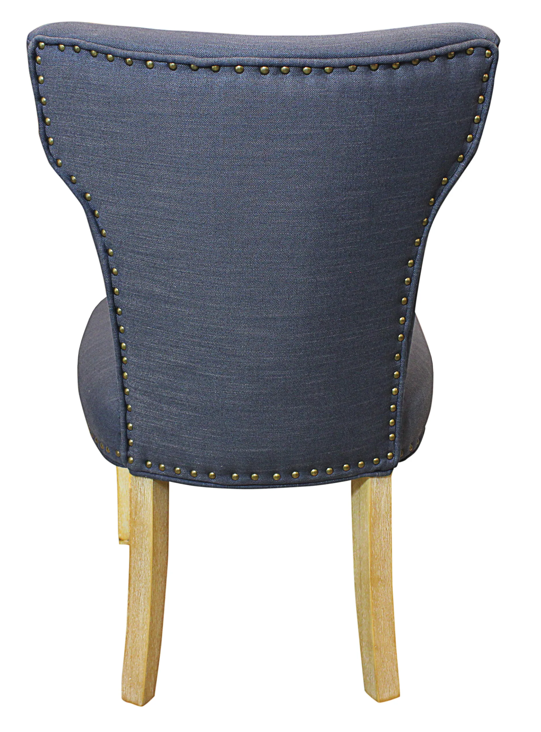 Howell Linen Side Chair 2-Piece Set - Blue - Image 5