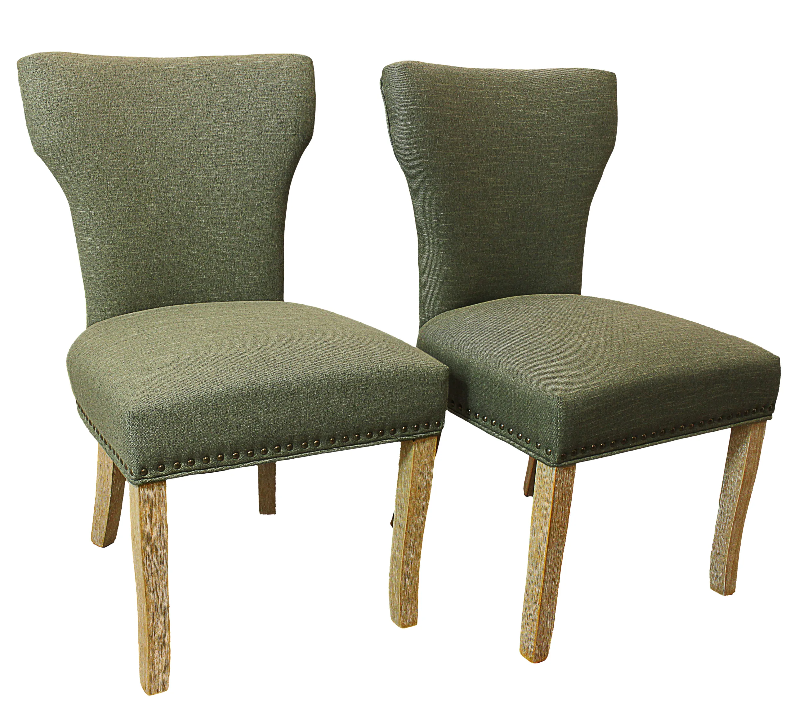 Jensen 5-Piece Dining Set with 4 Howell Chairs - Green - Image 4