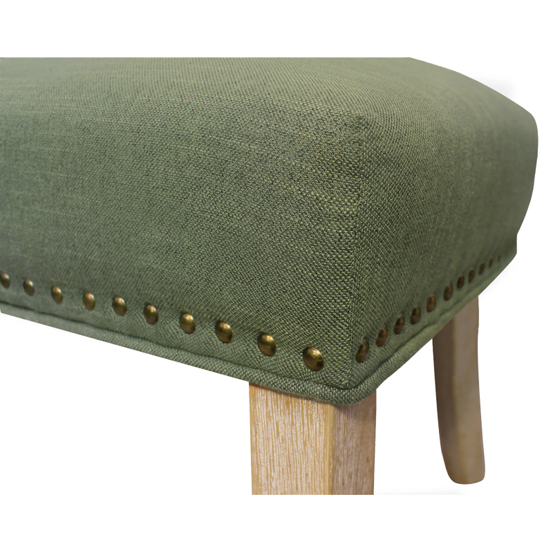 Howell Linen Side Chair 2-Piece Set - Green - Image 5