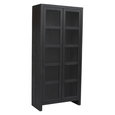 Archibald Tall Cabinet - Graphite Black