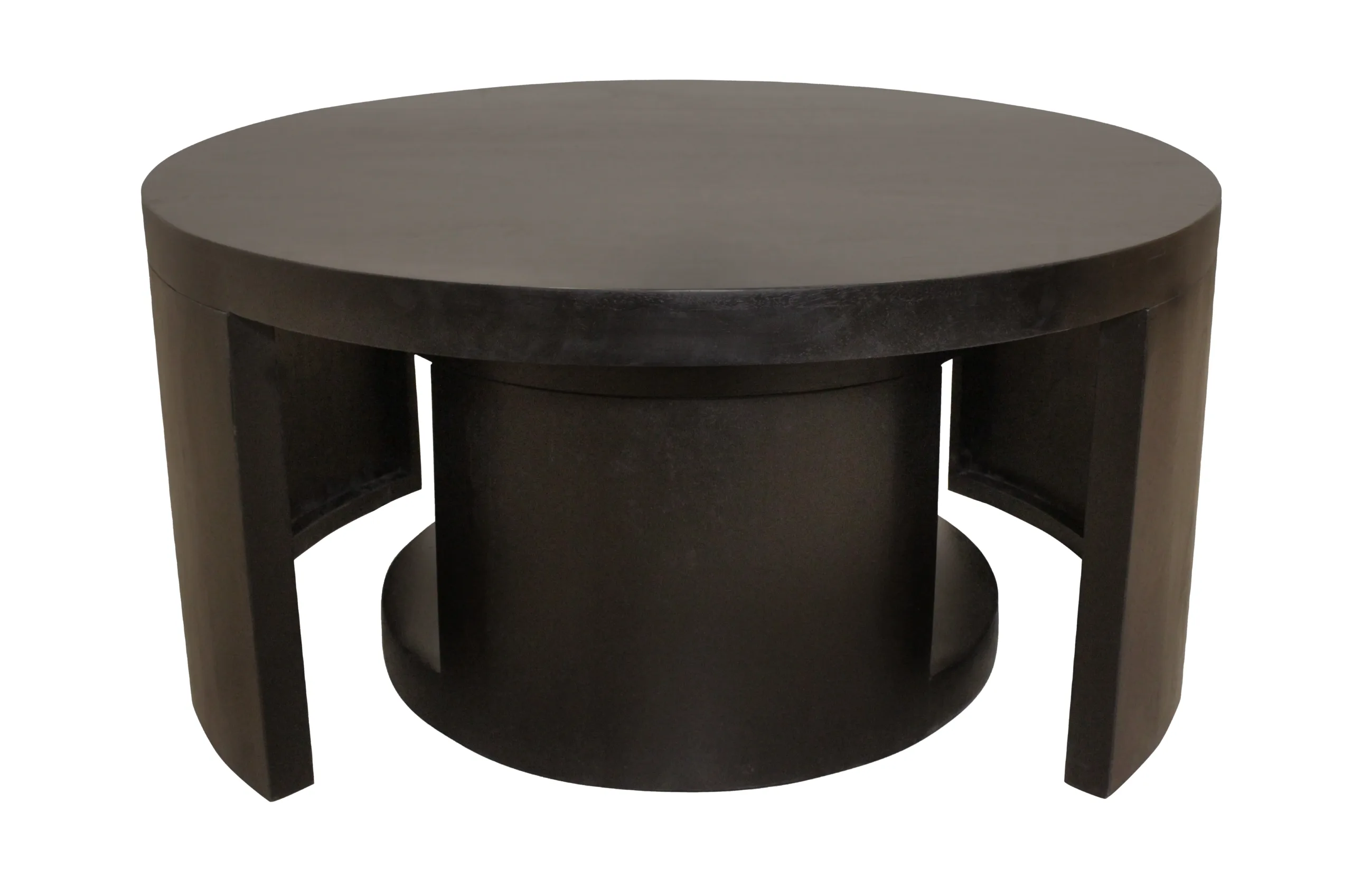 Molly Nesting Cocktail Table 2-Piece Set - Natural Black - Image 4