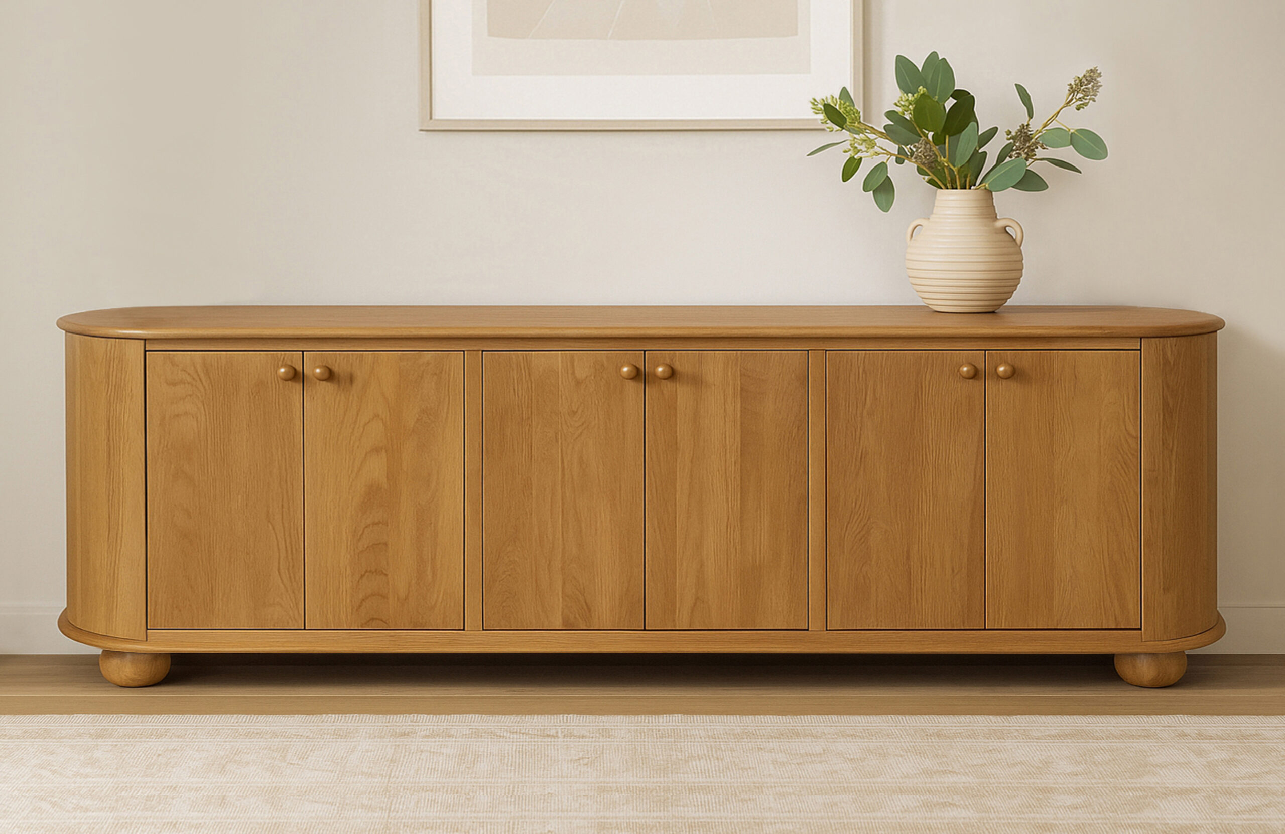 Scepter 6-Door Sideboard - Natural - Image 2