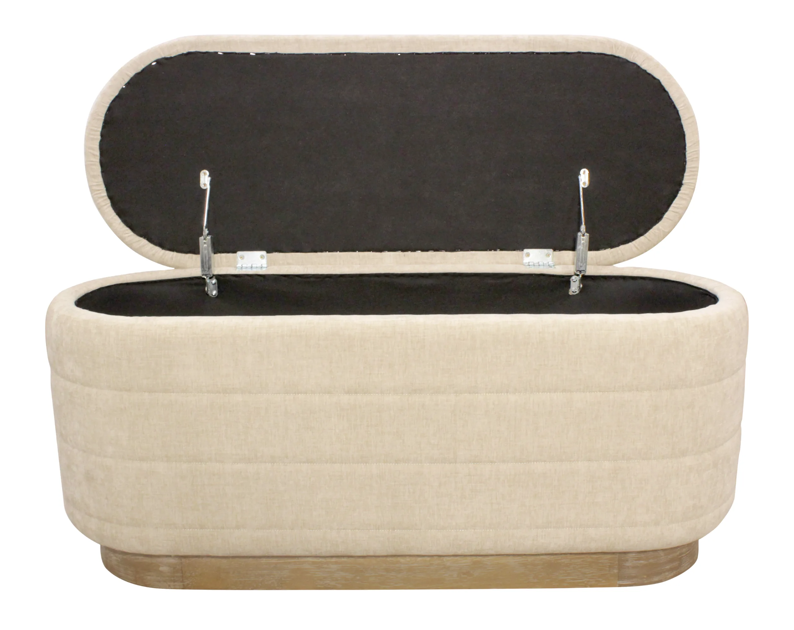 Jacquelyn Storage Bench - Beige - Image 5