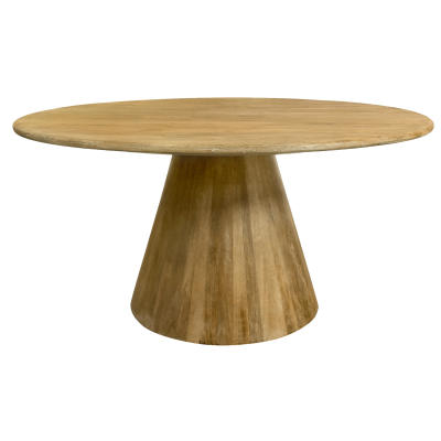 Jade 60" Round Dining Table - Distressed Natural