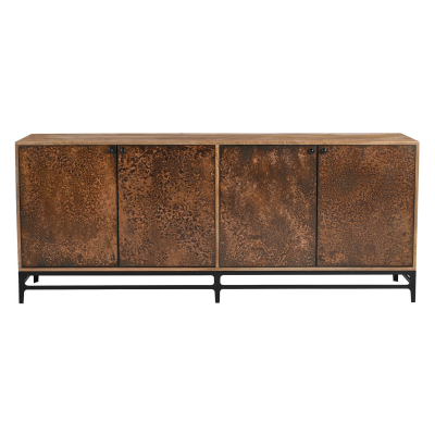 Benn 4-Door Sideboard - Dark Copper