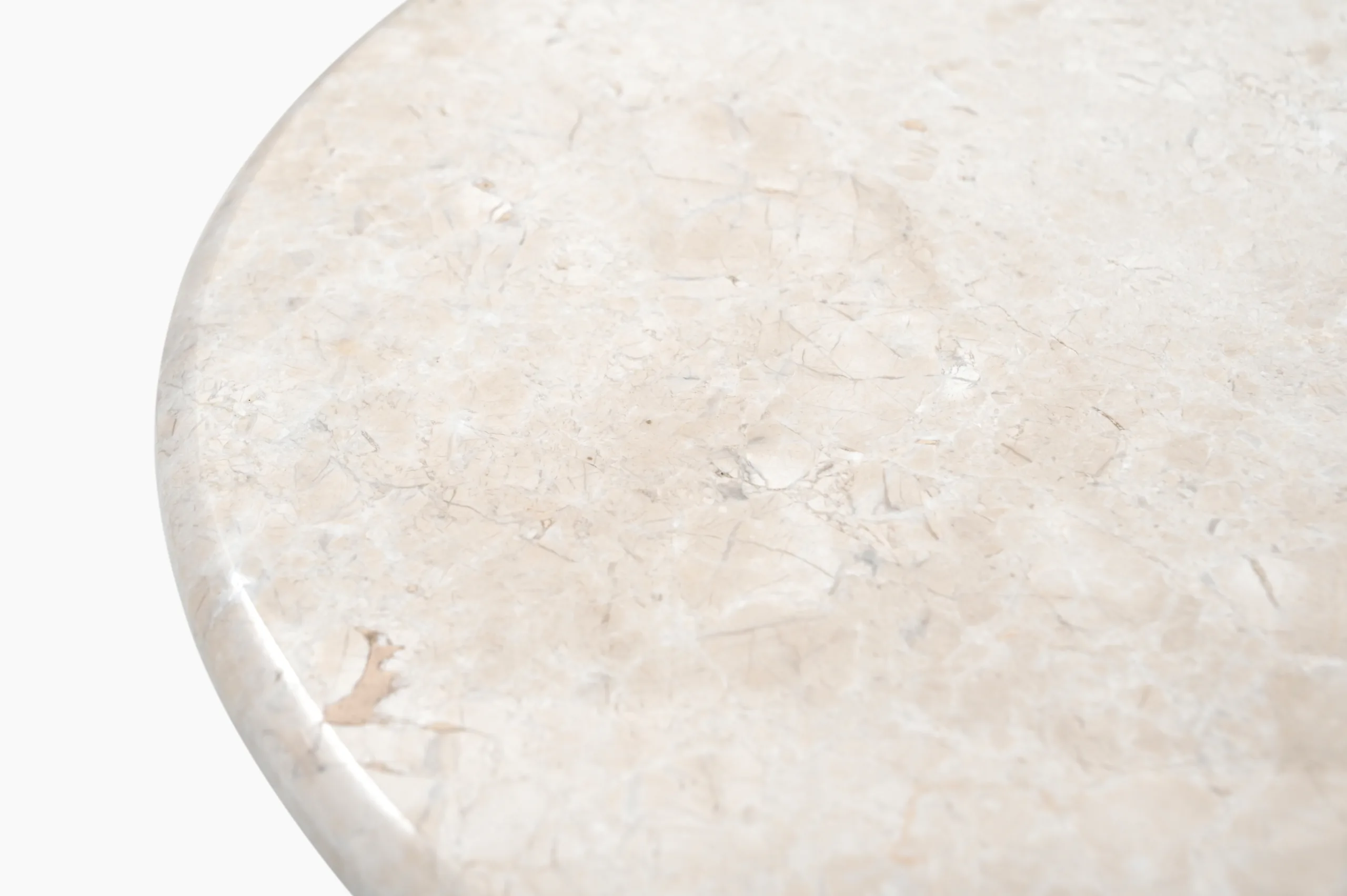 Abbey Side Table - Light Italian Marble - Image 3