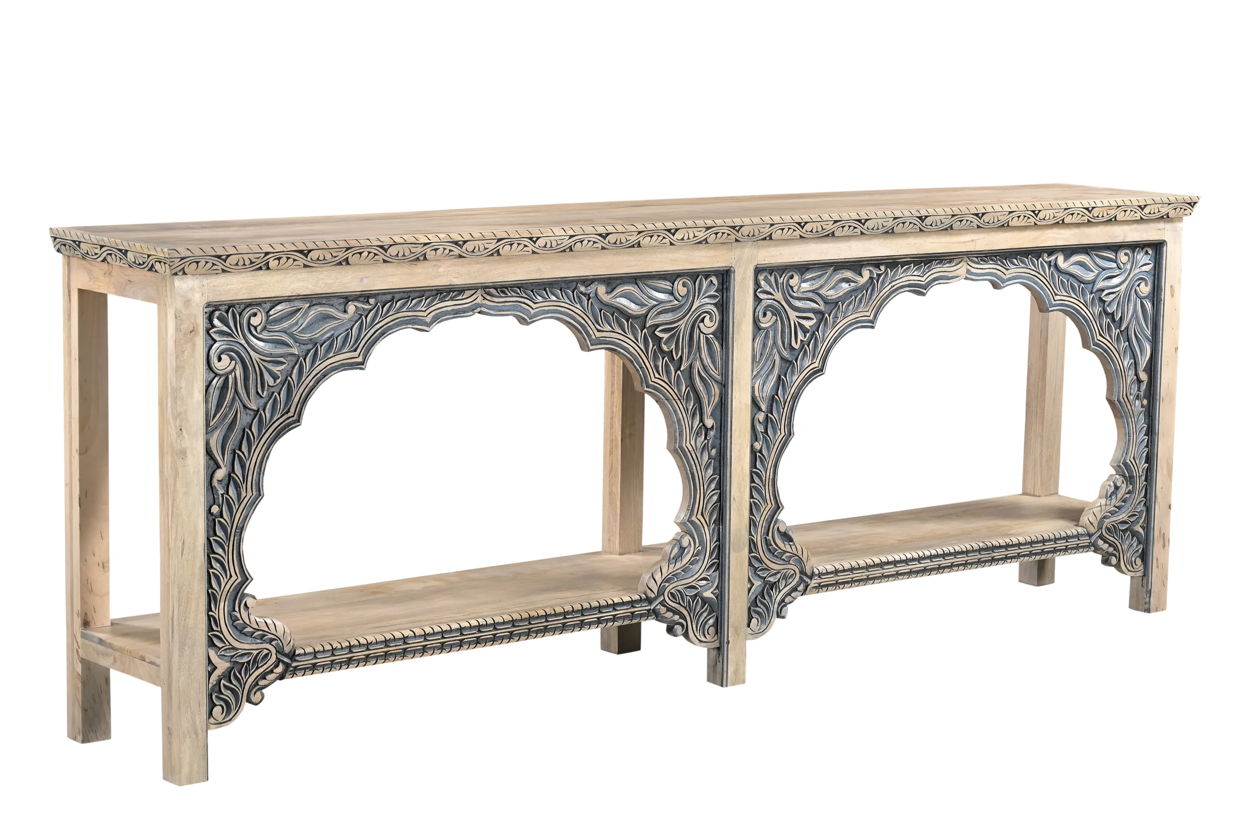 Carver Console Table - Two-tone
