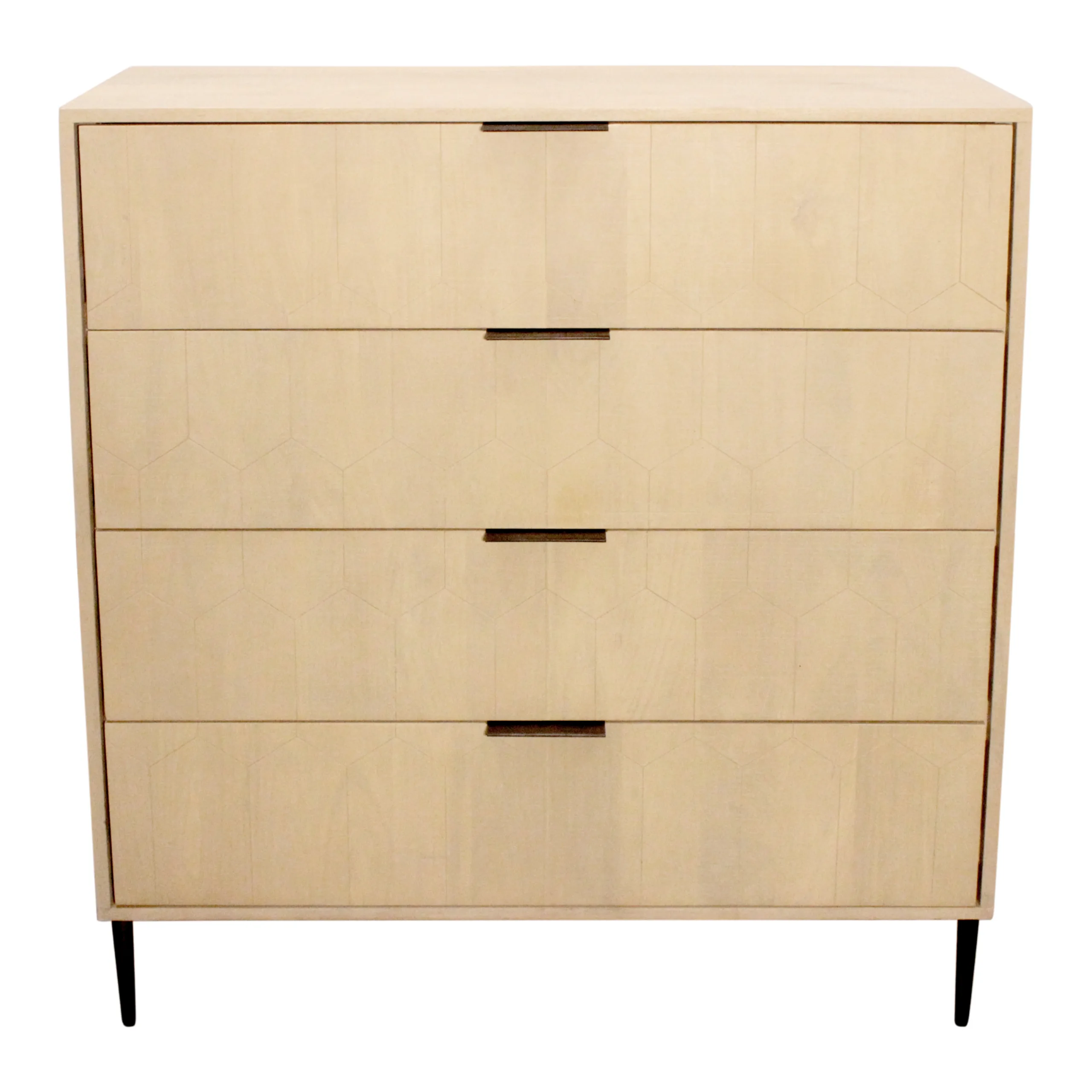 Rae 4-Drawer Chest - Aged Natural - Image 3