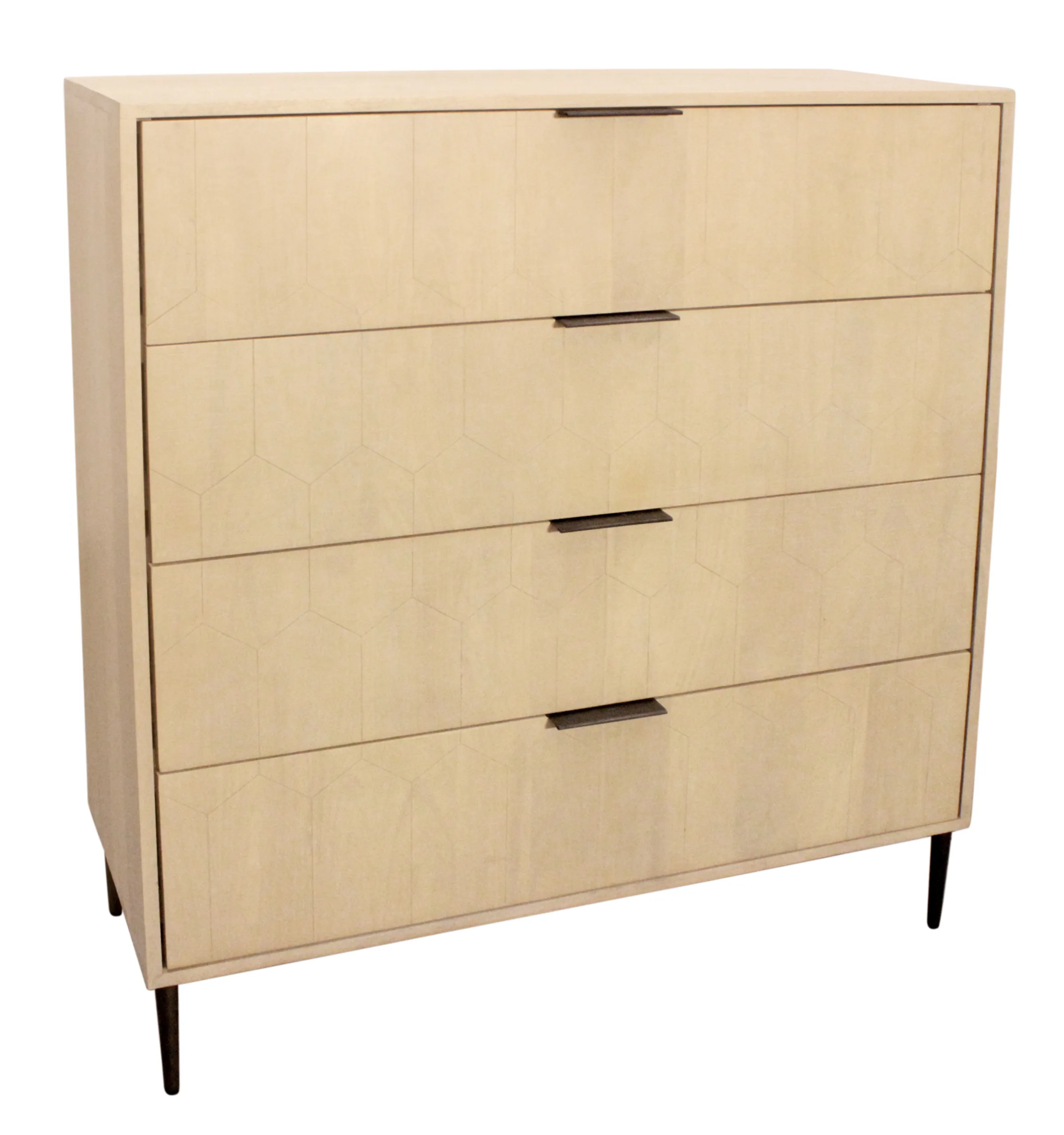 Rae 4-Drawer Chest - Aged Natural - Image 4