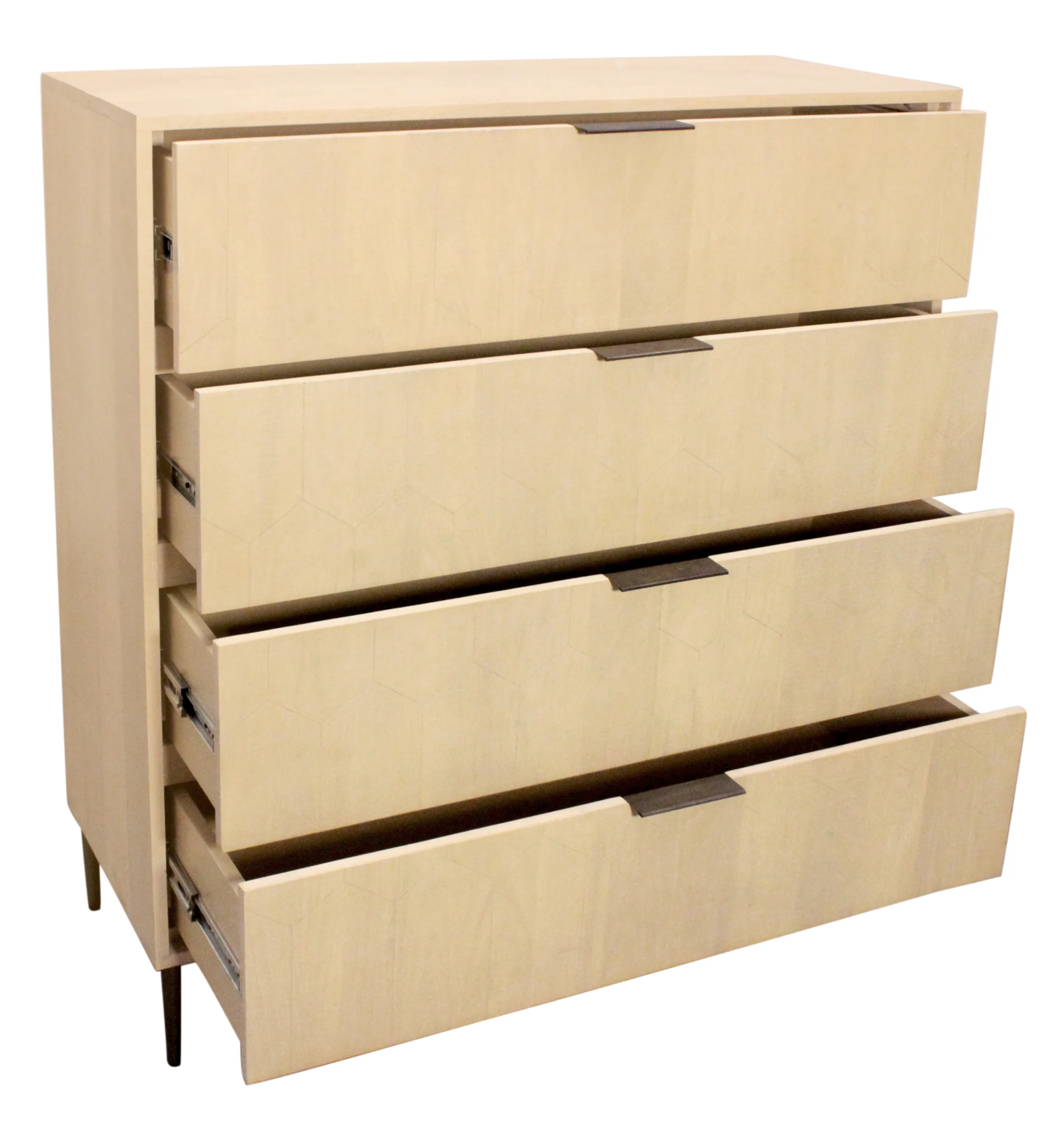 Rae 4-Drawer Chest - Aged Natural - Image 5