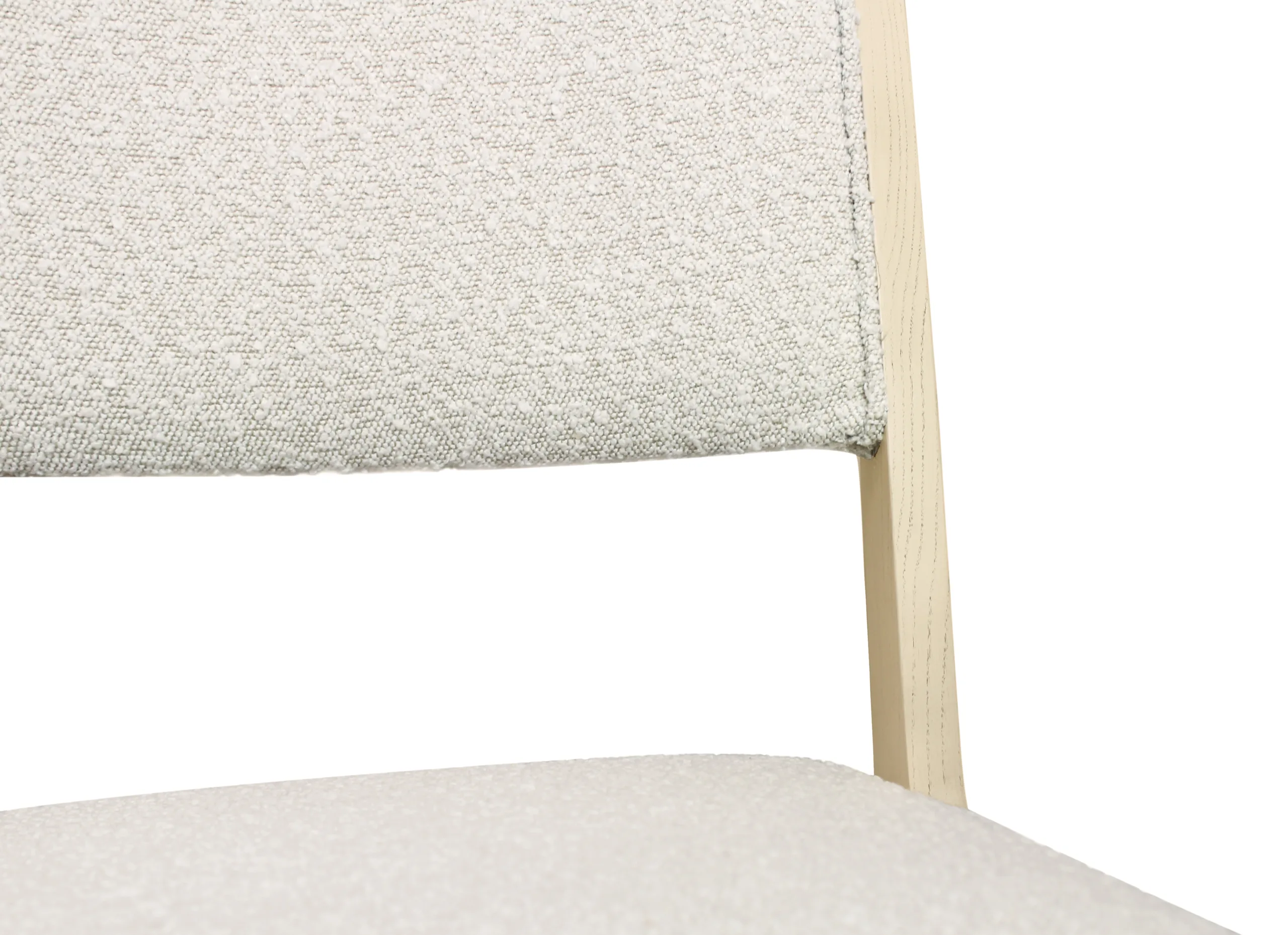 Syracuse 63" Dining Table with 3 Sets of Ashton Boucle Chairs - Ivory - Image 11