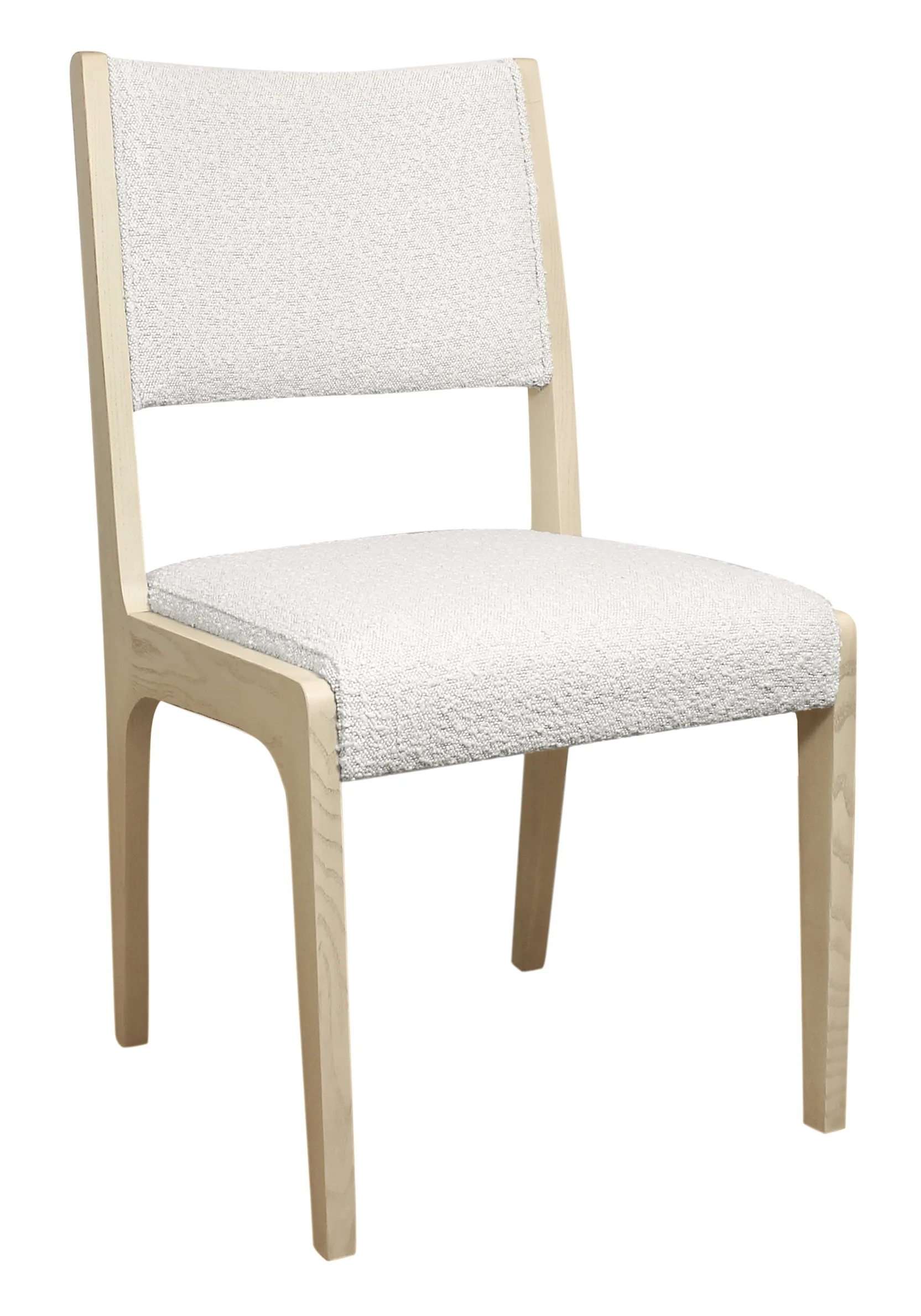 Syracuse 63" Dining Table with 3 Sets of Ashton Boucle Chairs - Ivory - Image 7