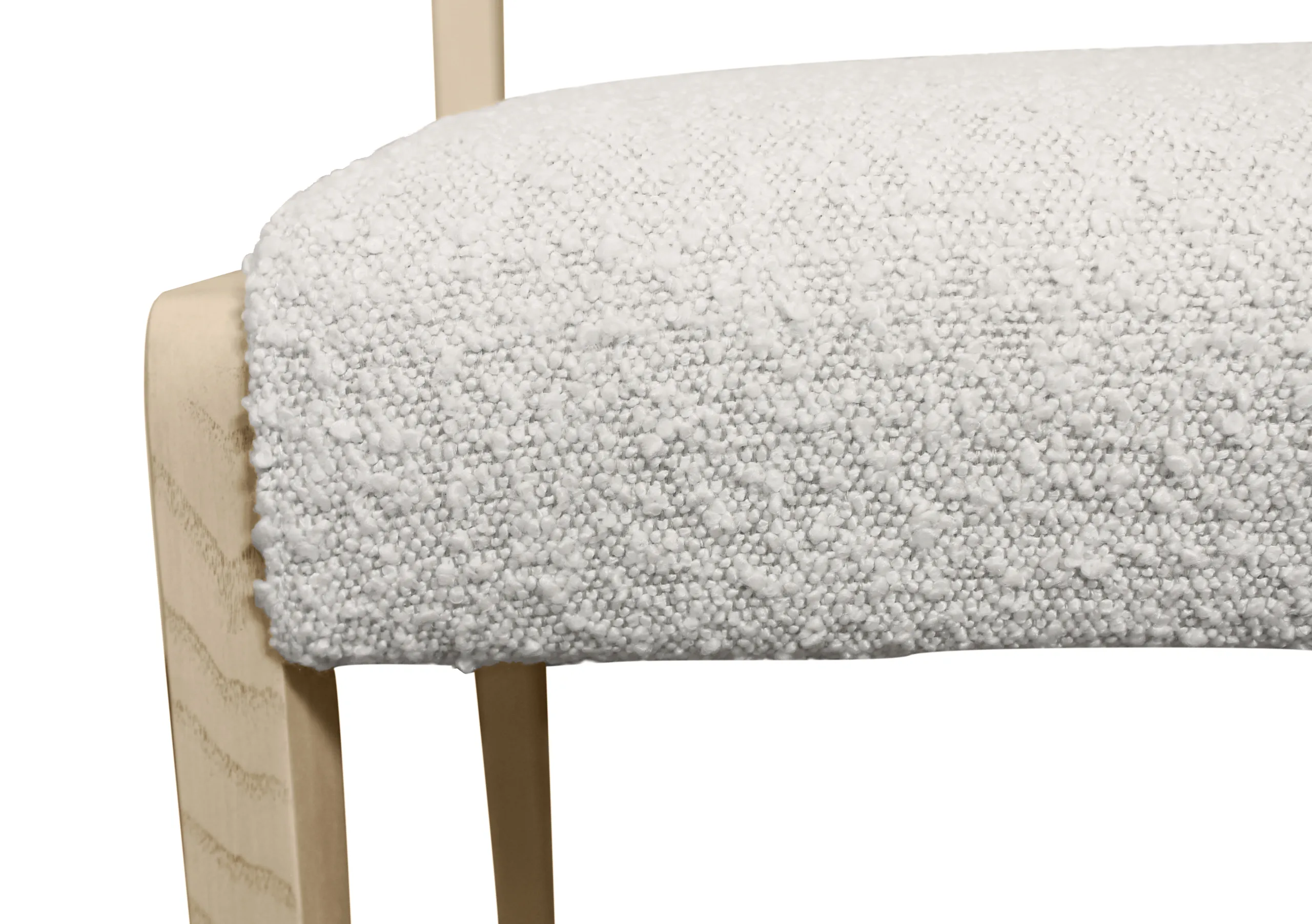 Syracuse 63" Dining Table with 3 Sets of Ashton Boucle Chairs - Ivory - Image 10