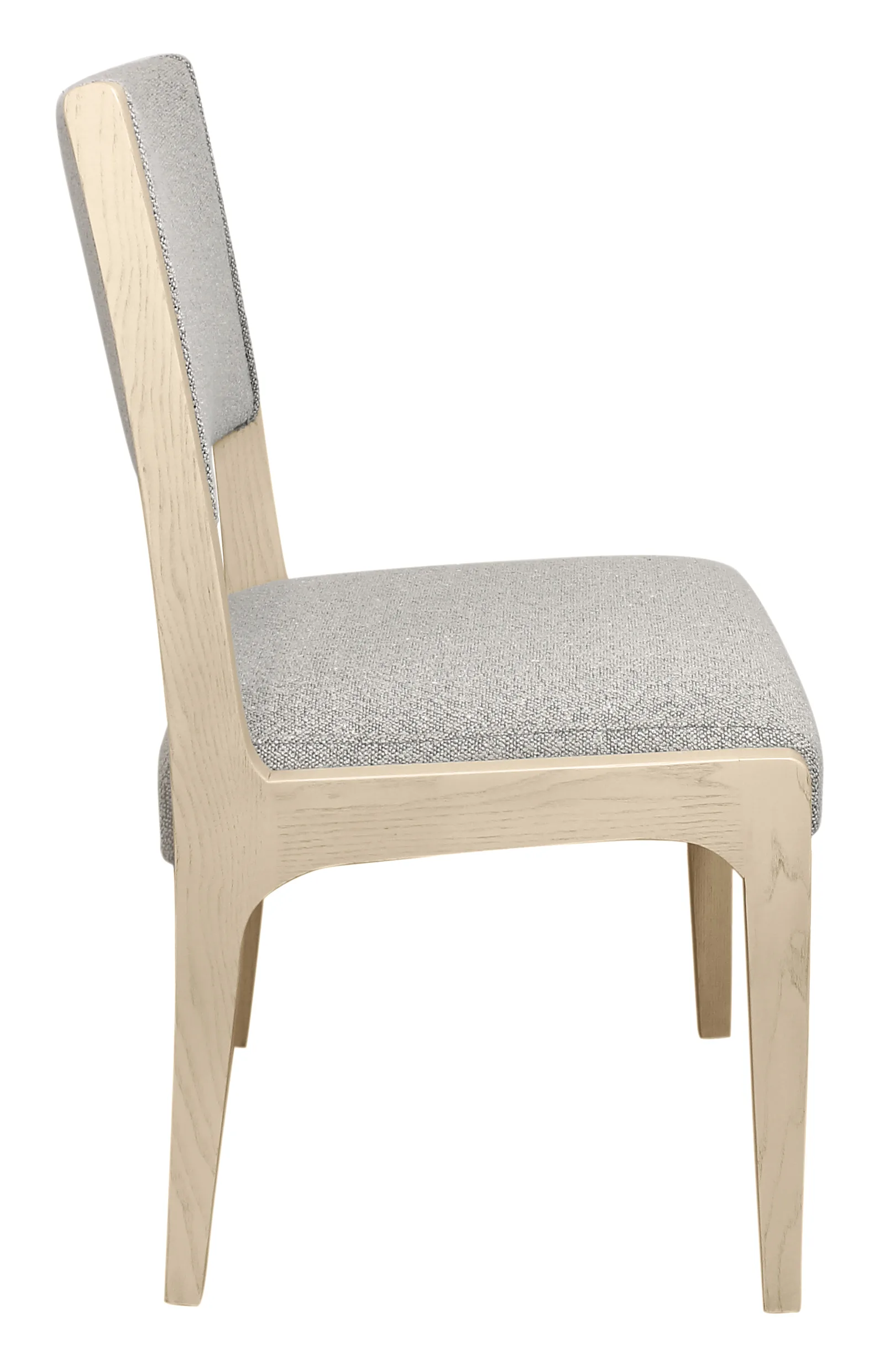 Syracuse 63" Dining Table with 3 Sets of Ashton Boucle Chairs - Silver - Image 8