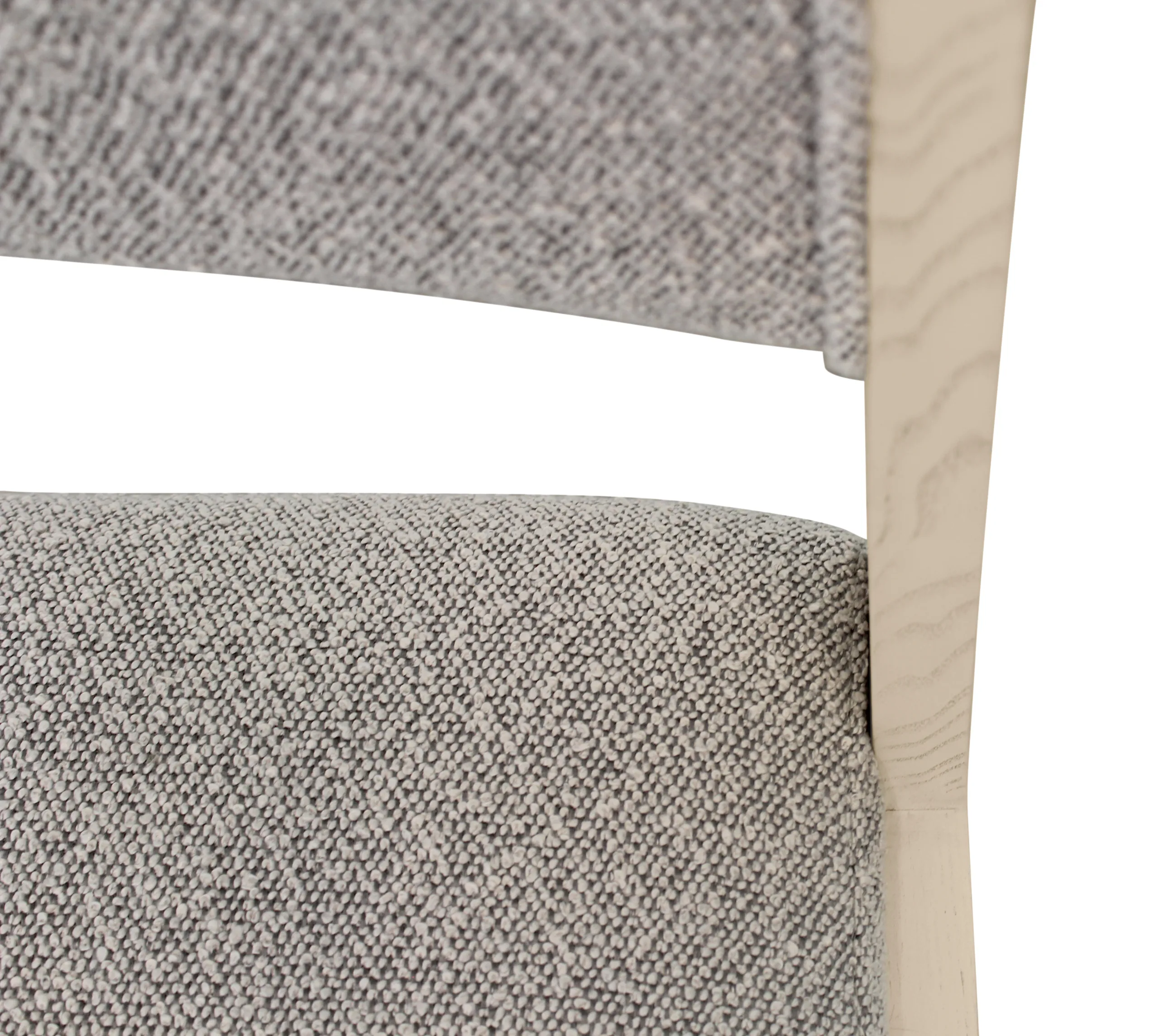 Syracuse 63" Dining Table with 3 Sets of Ashton Boucle Chairs - Silver - Image 9