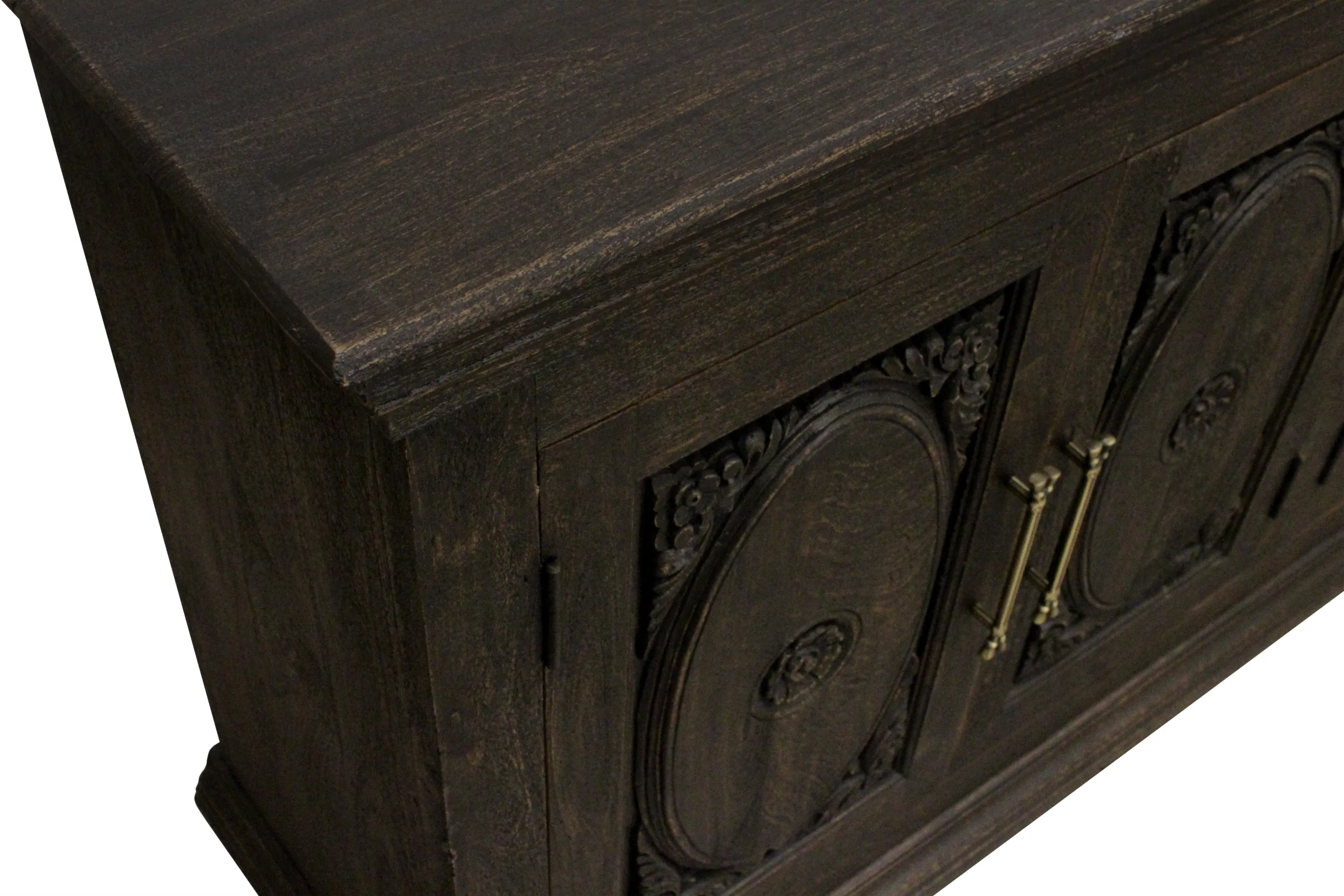 Adana 4-Door Sideboard - Antique Black - Image 7