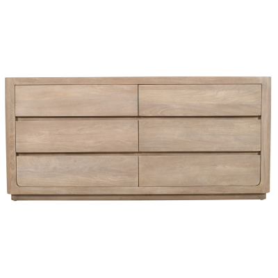 Archibald 6-Drawer Dresser - Light Ash
