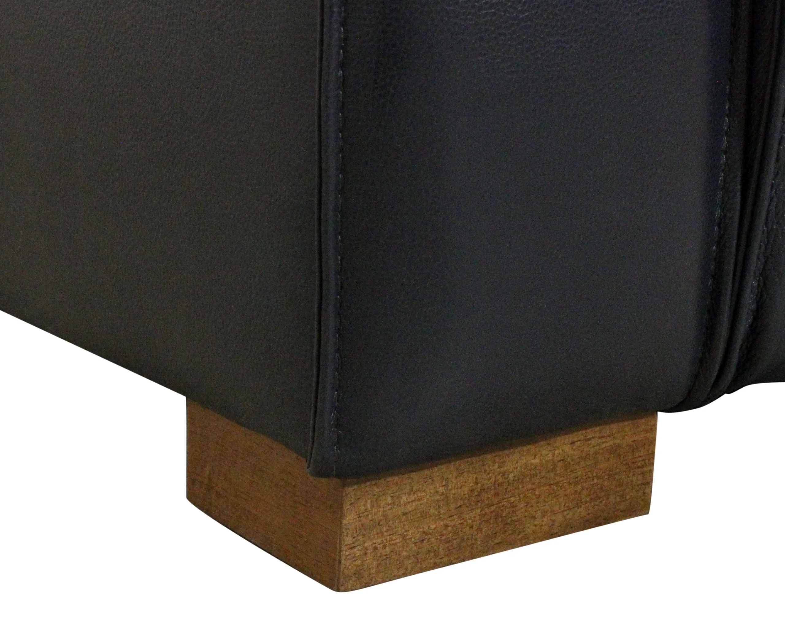 Lincolnshire Reclining Lounge Chair - Blue with Spice Tan Legs - Image 10