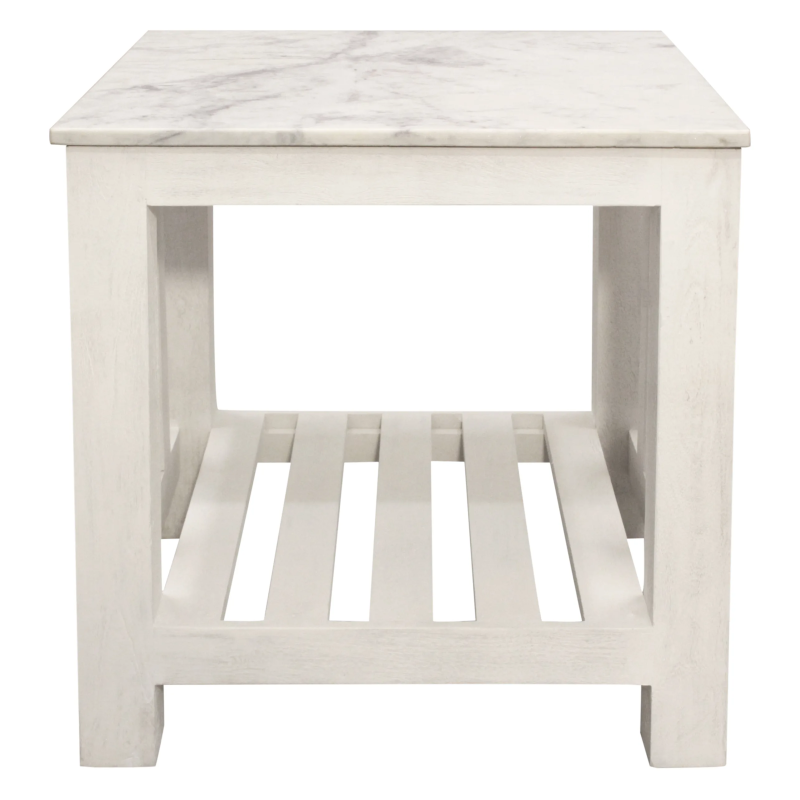 Baja Marble Side Table - Sur Tone