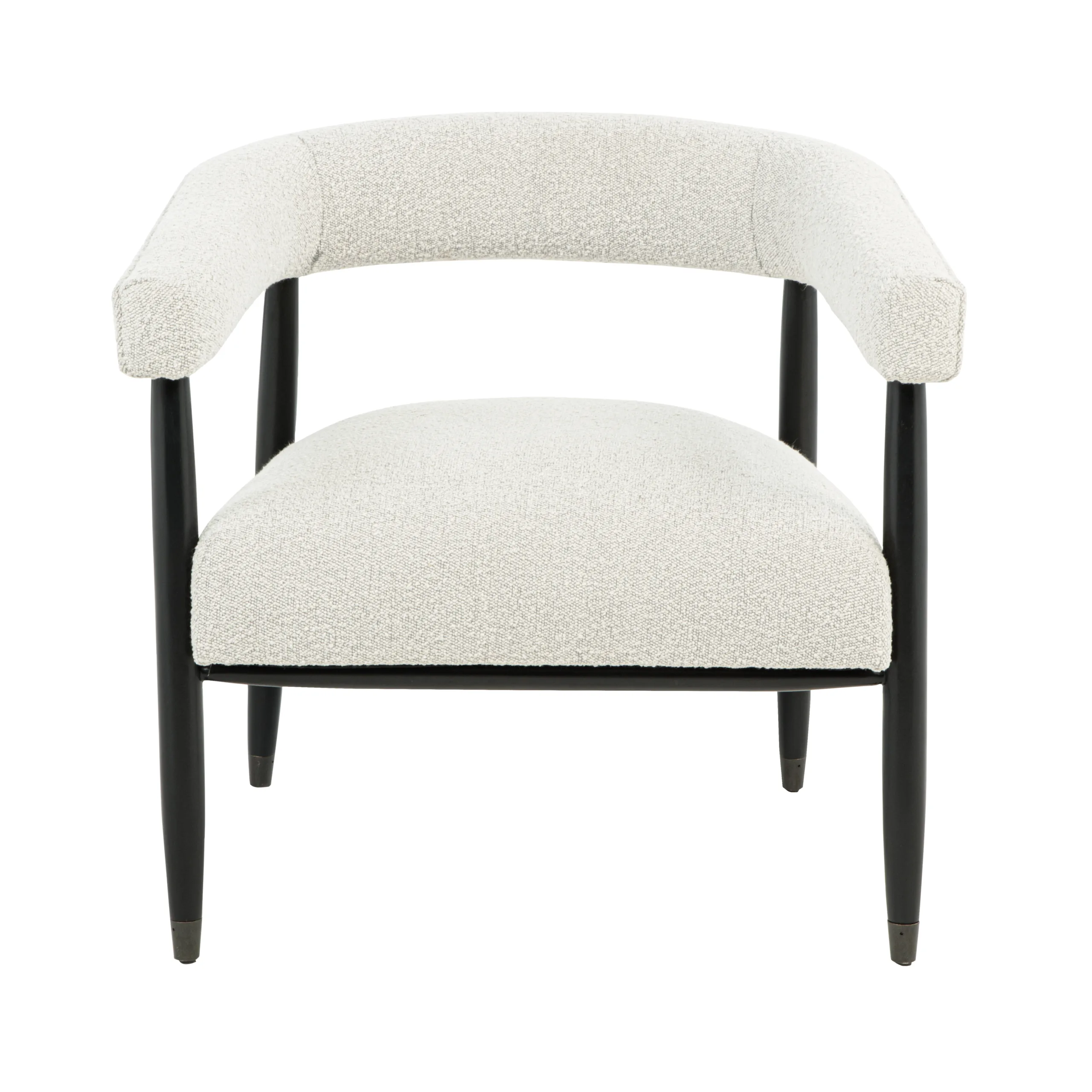 Quincey Arm Chair - Ivory Boucle - Image 3