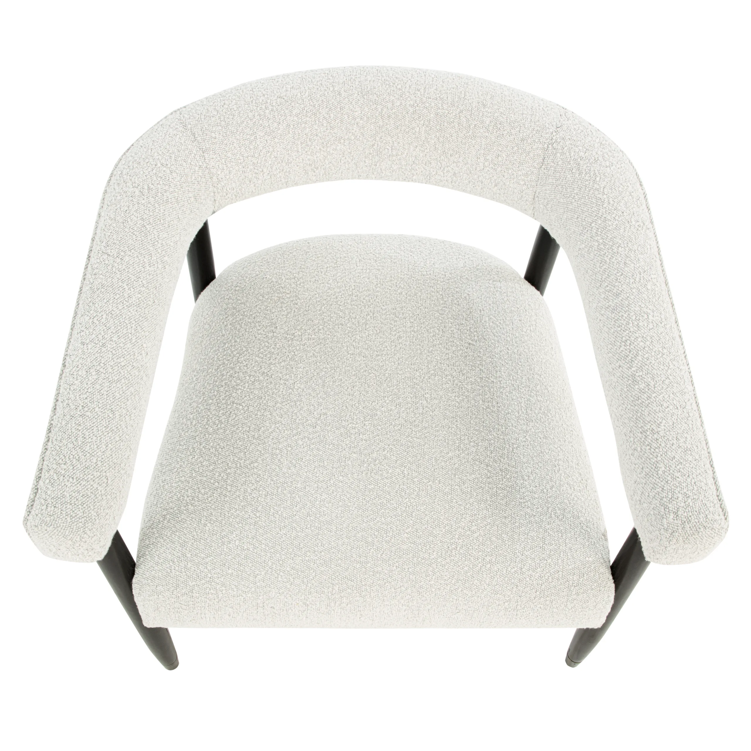 Quincey Arm Chair - Ivory Boucle - Image 7