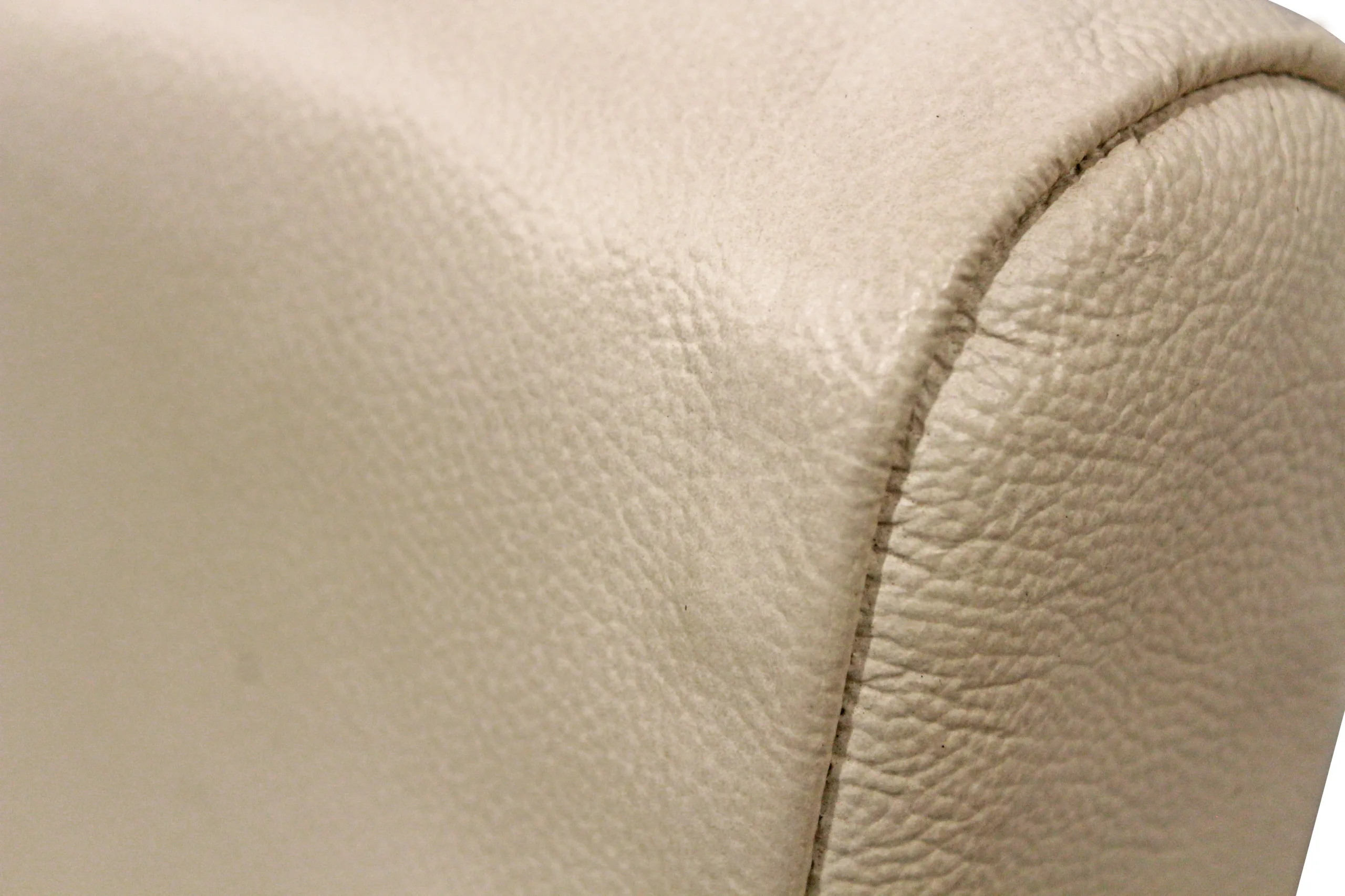 Lloyd Leather Arm Chair 2-Piece Set - Ivory - Image 7