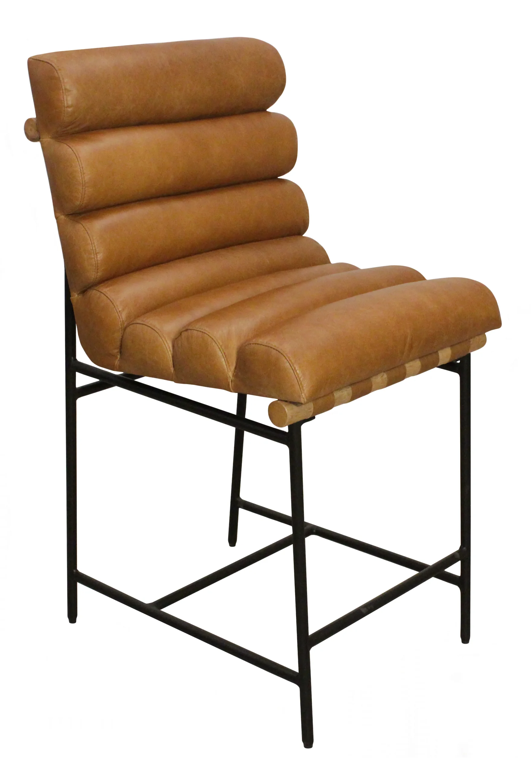 Lee Leather Counter Stool - Tan