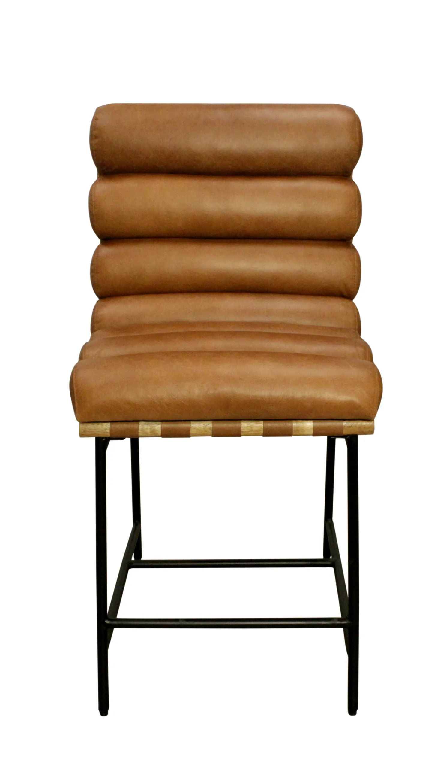 Lee Leather Counter Stool - Tan - Image 2
